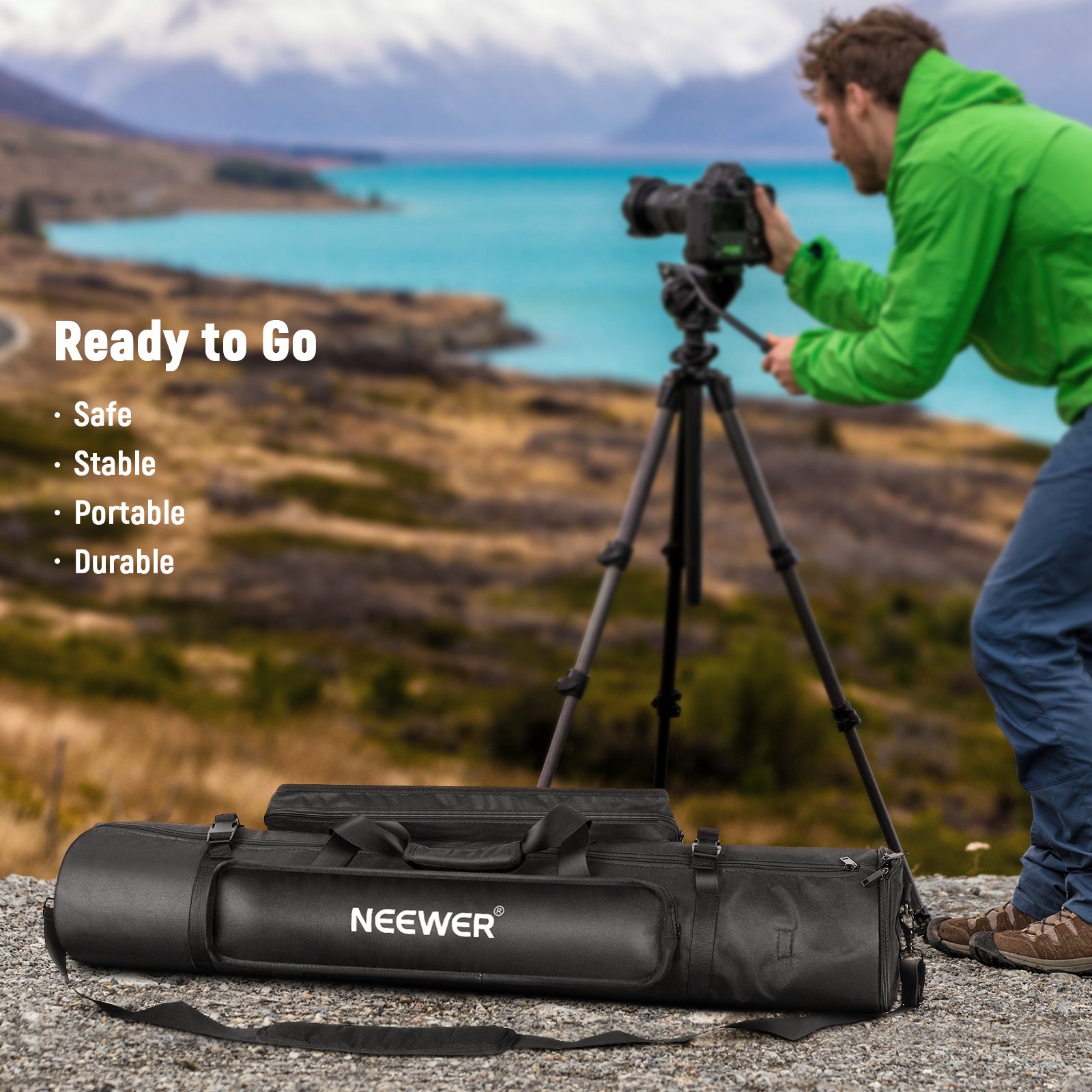 NEEWER Tripod Carrying Case is portable and durable.