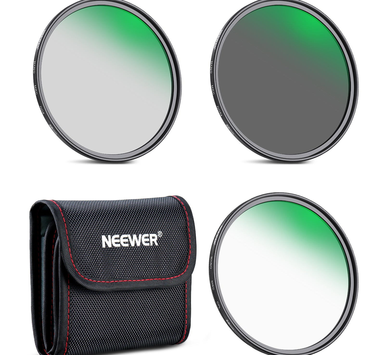 NEEWER ND & CPL Lens Filter Kit (ND8+ND64+CPL)