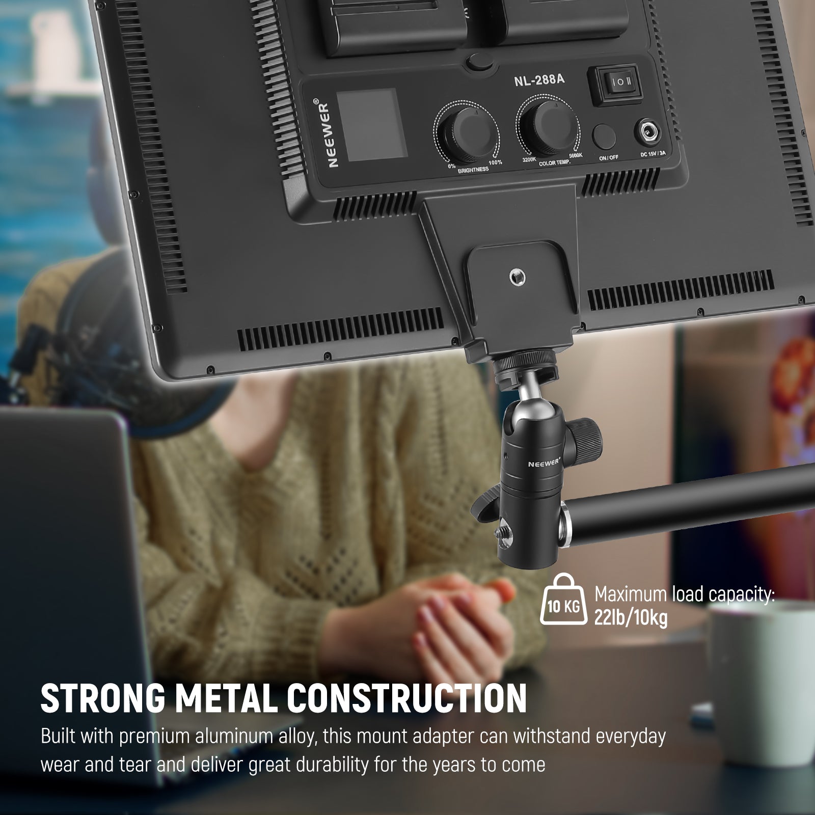 this mount adapter can withstand everyday wear and tear