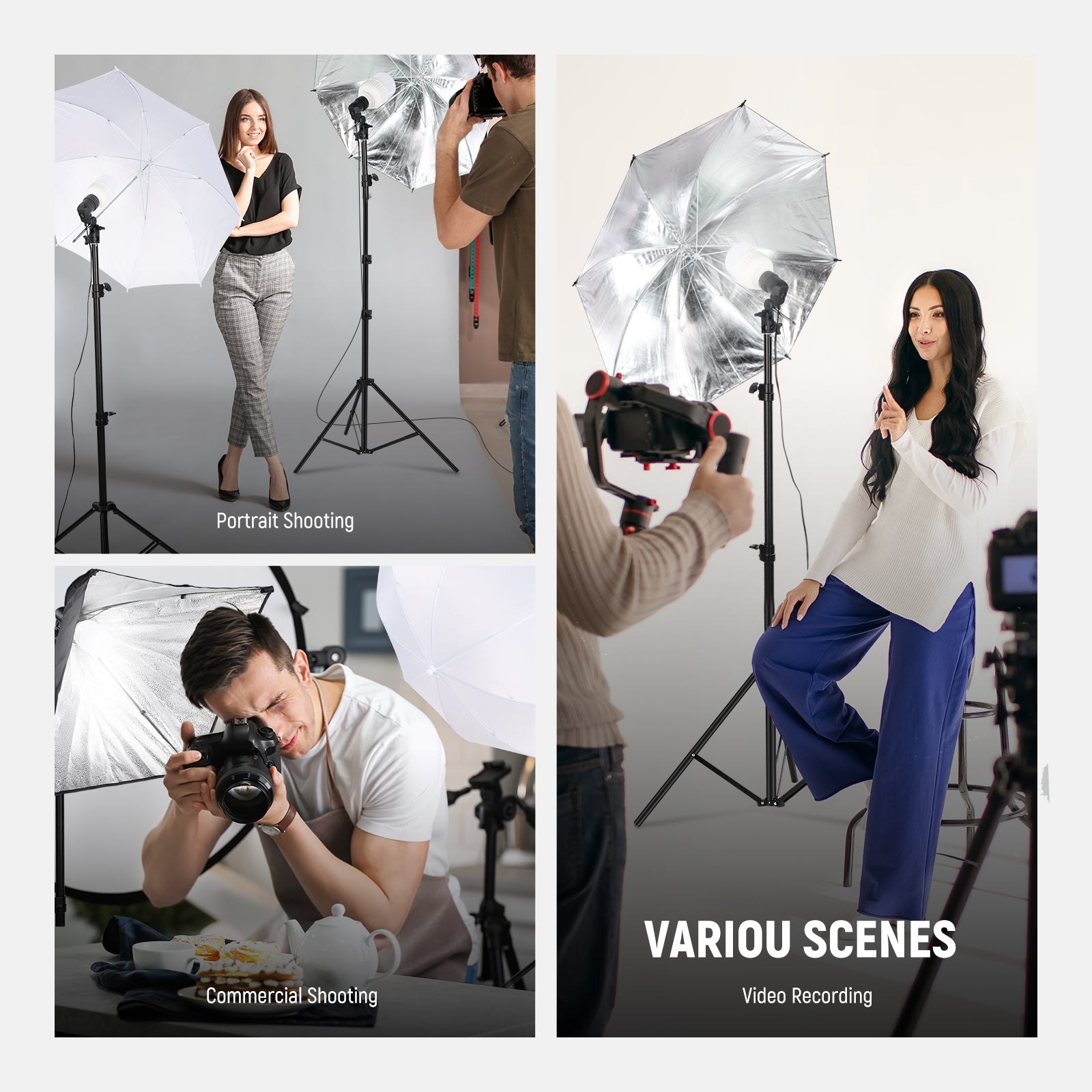 Wide Applications of the NEEWER T100 2 Packs E26 35W LED Light Bulbs