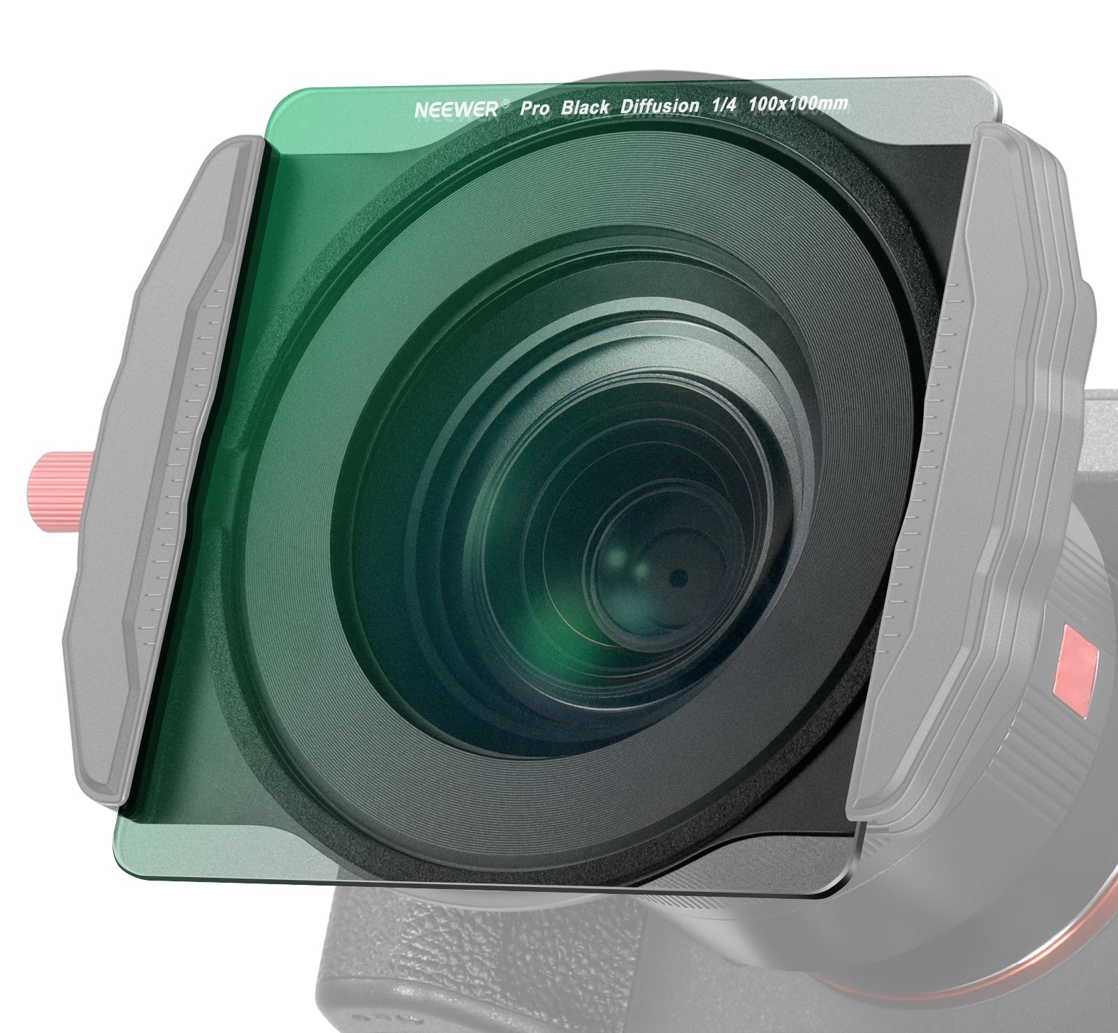 NEEWER 100x100mm 1/4 Black Diffusion Square Filter