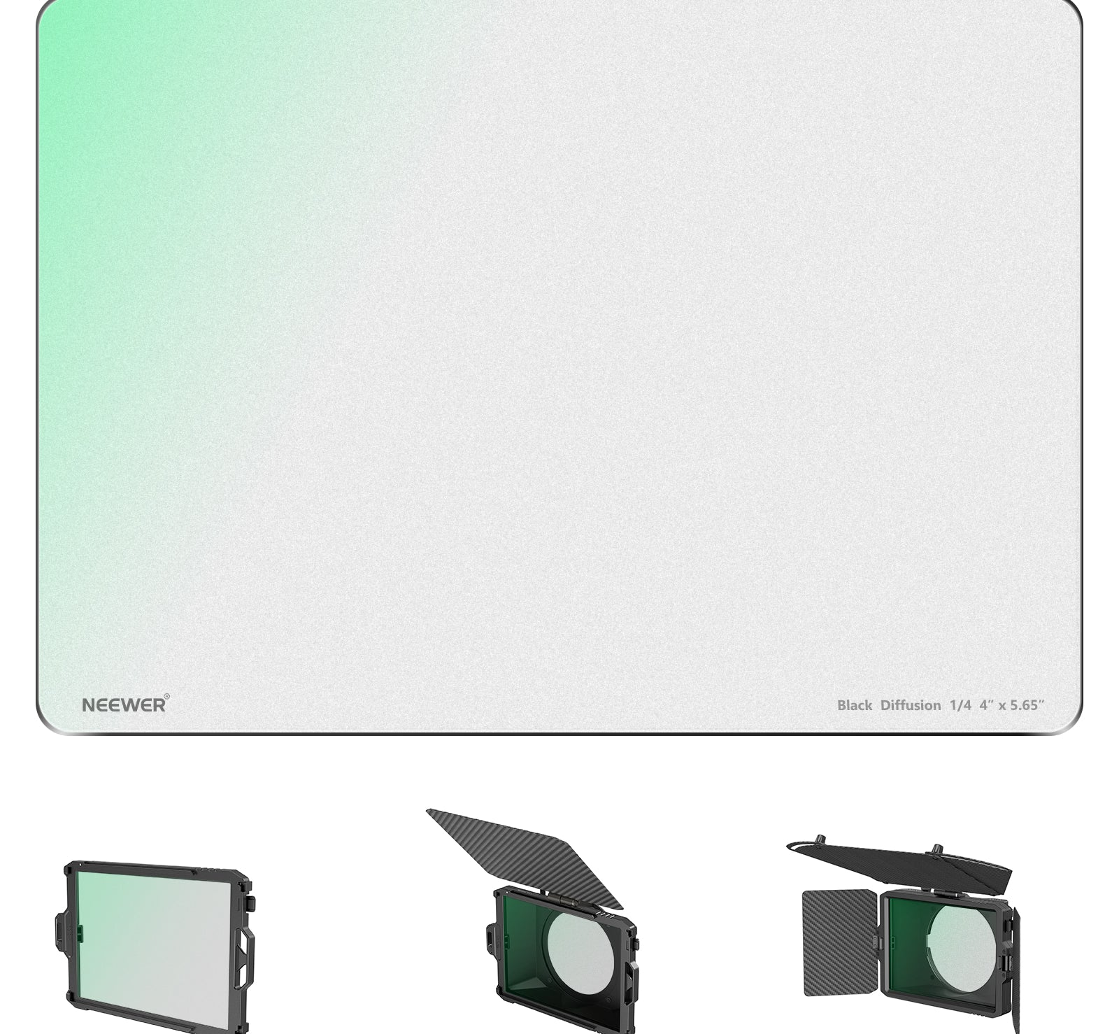 NEEWER 1/4 Black Diffusion Square Filter