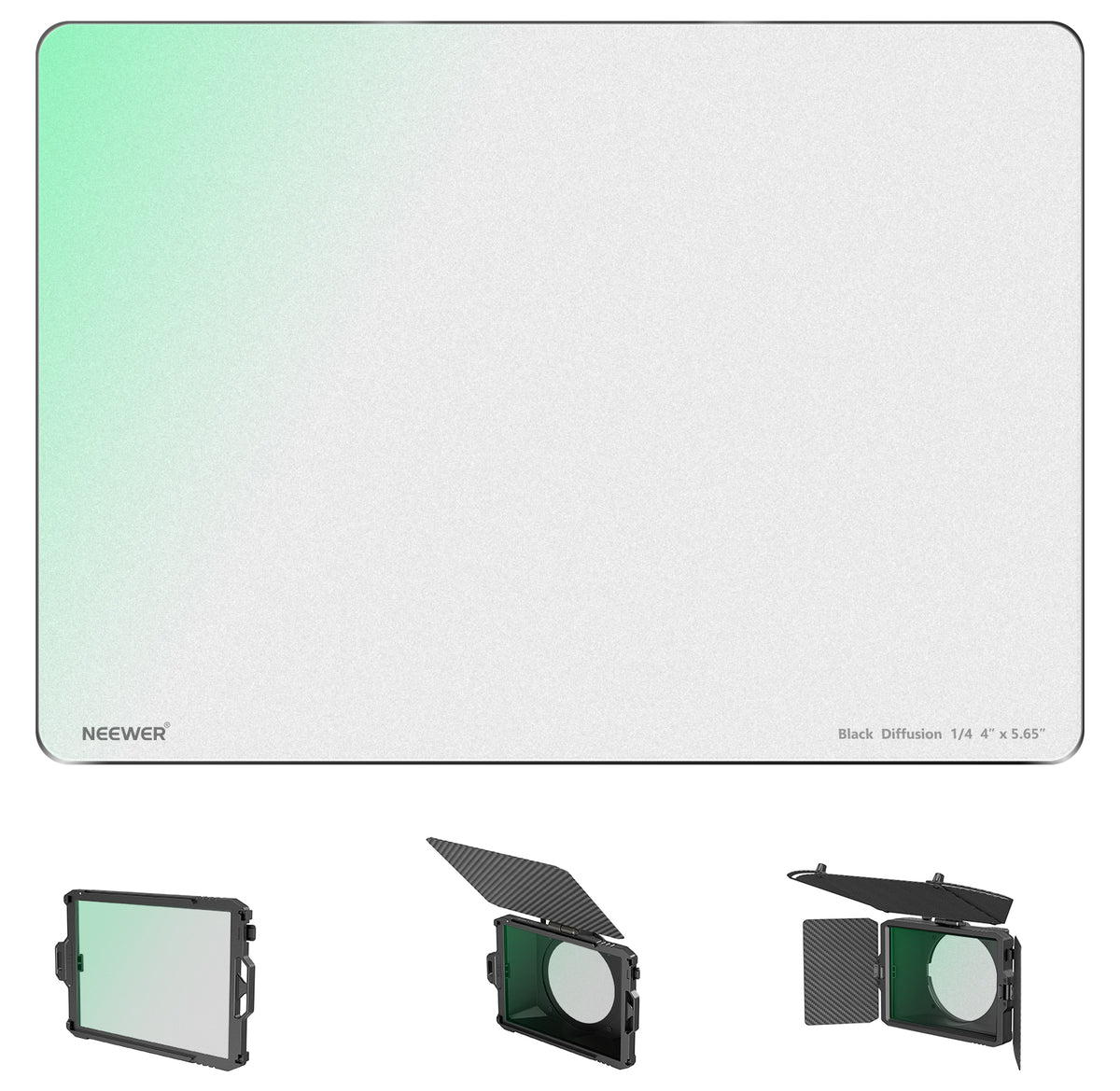 NEEWER 1/4 Black Diffusion Square Filter