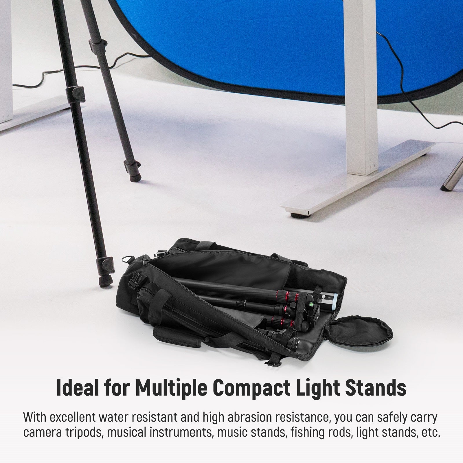 NEEWER 24" Tripod Case is ideal for multiple light stands.
