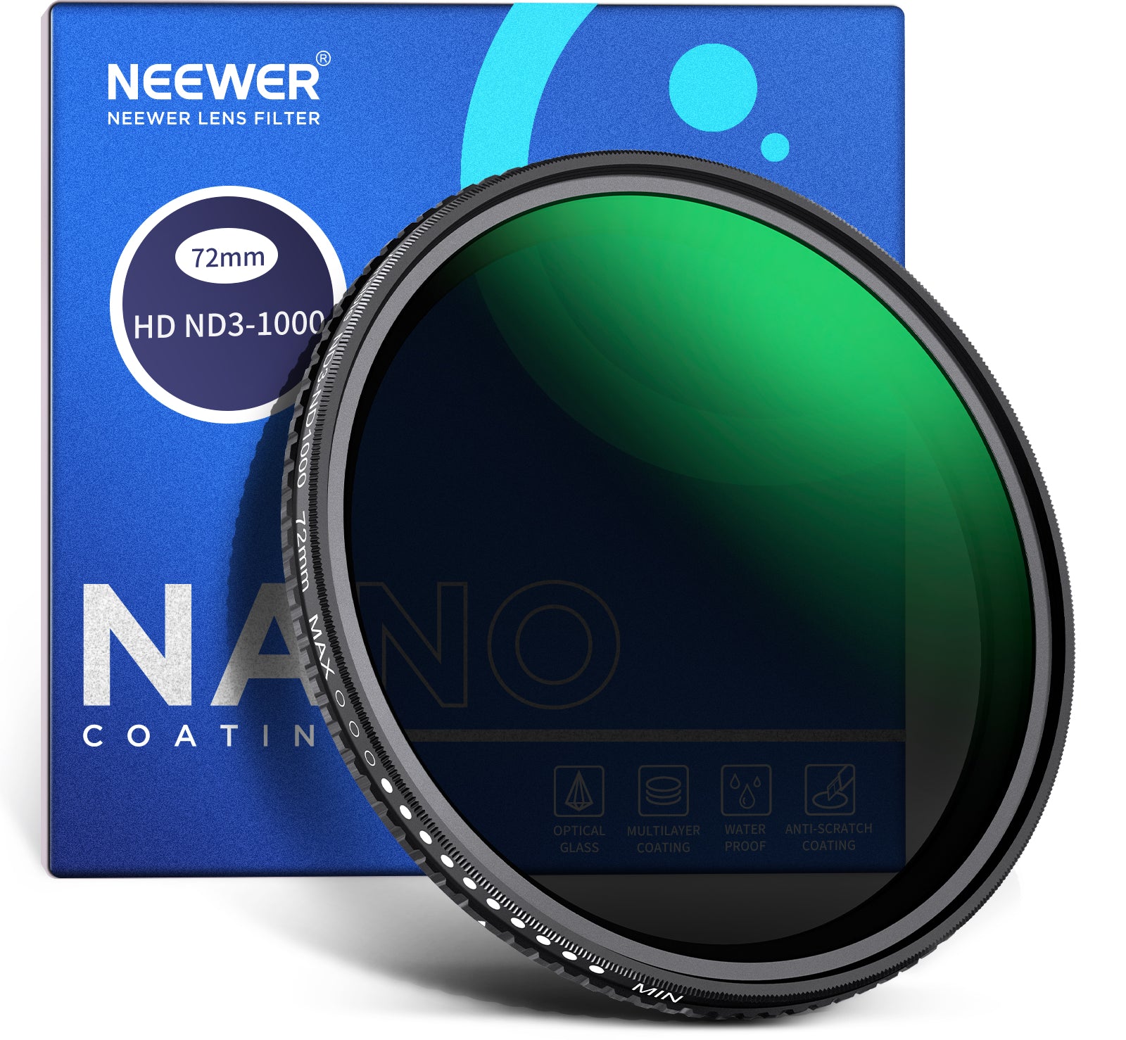NEEWER ND3-ND1000 Variable ND Lens Filter