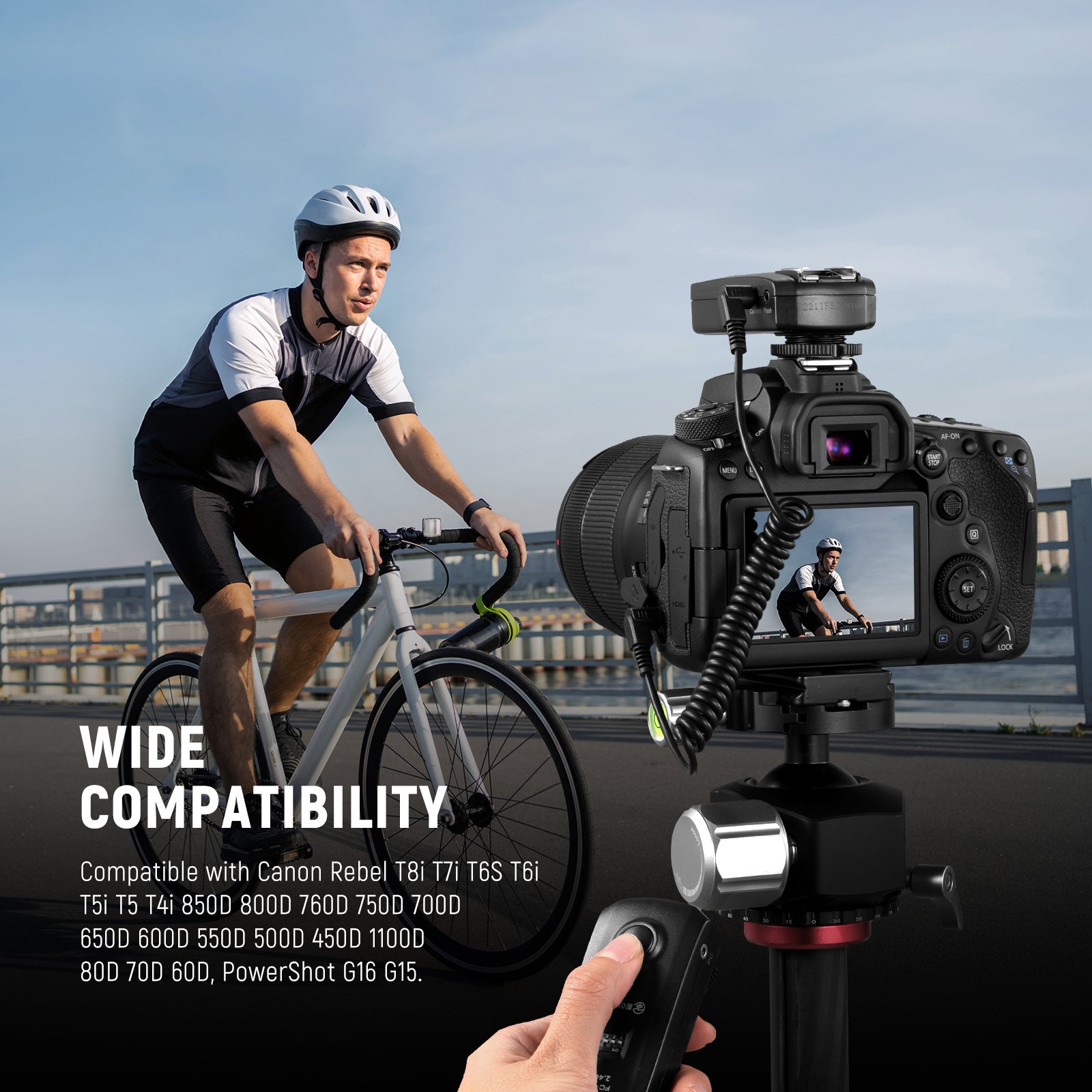 NEEWER 2.5mm to C1 Remote Shutter Release Cable has wide compatibility.