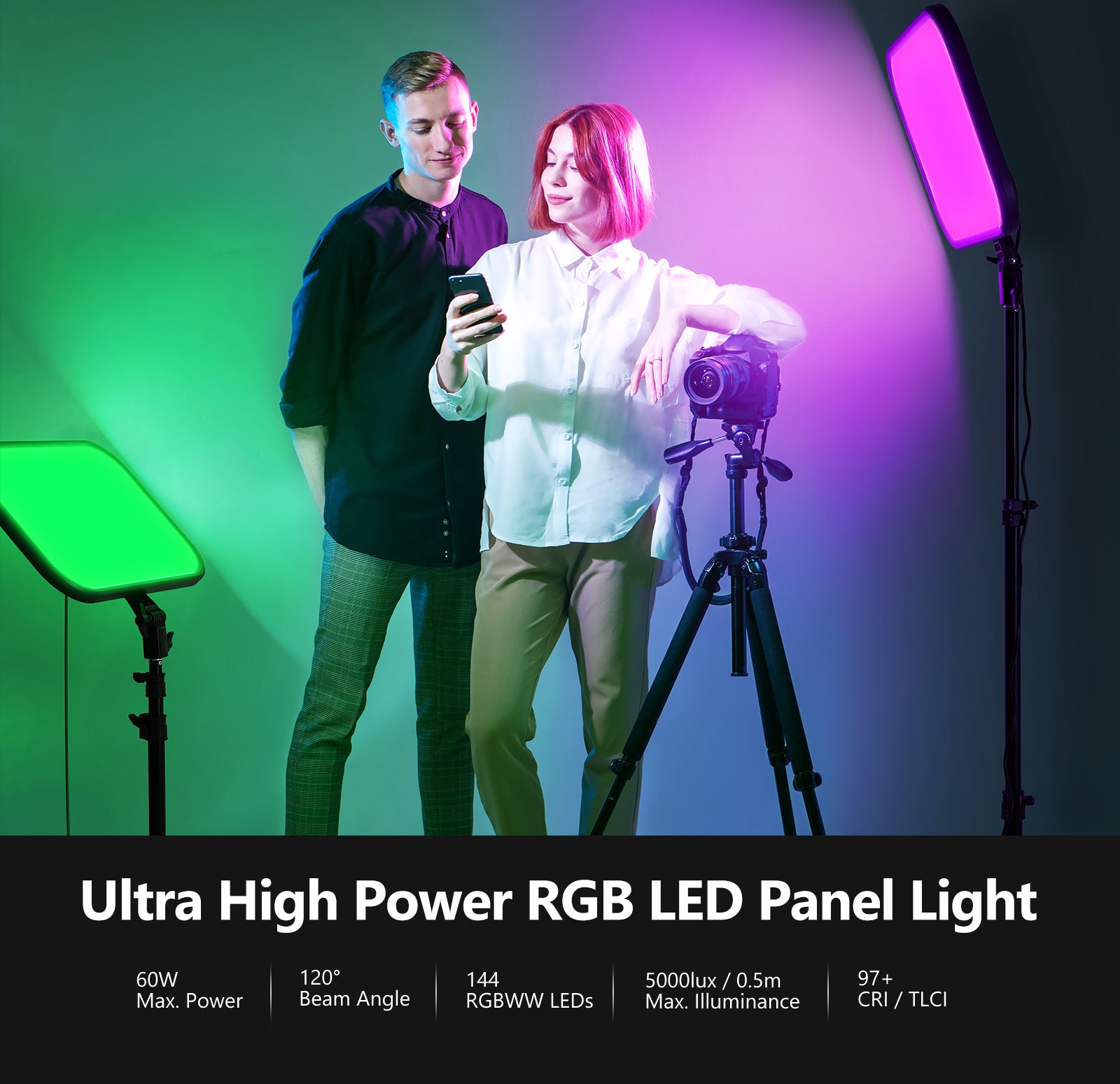 Specifications of the NEEWER RGB168 18.3 Inch RGB Video Light