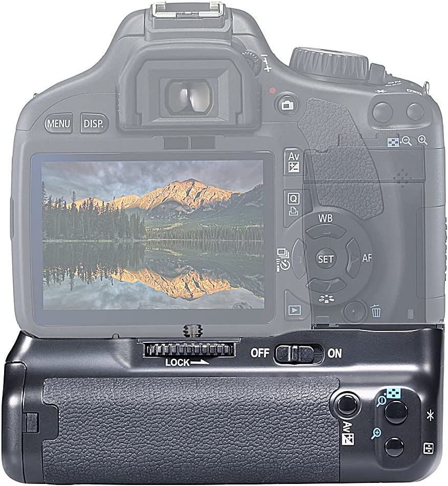 NEEWER BG-E8 Replacement Battery Grip improves the handling of the camera