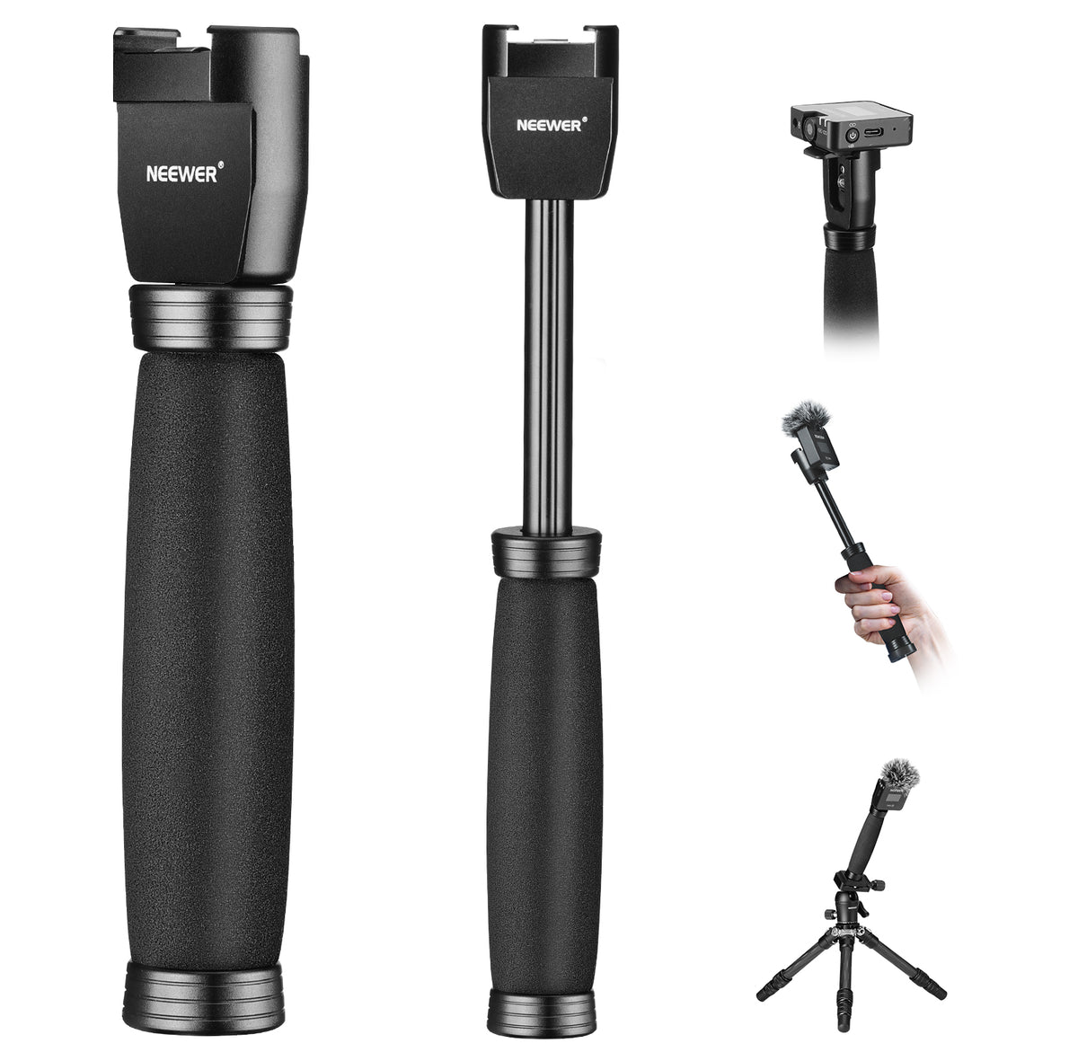 NEEWER MS003 Telescoping Interview Mic Handle
