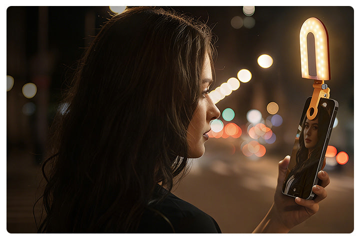 Clip-On Selfie Lights for Phone