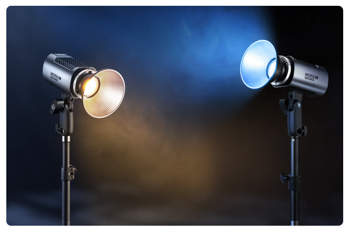 2 pack NEEWER MS150 RGBWW COB lights