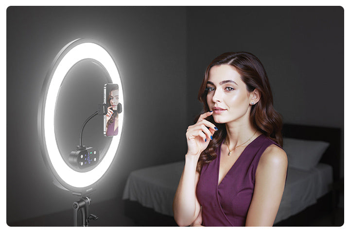 NEEWER RB18B Ring Light for Streaming