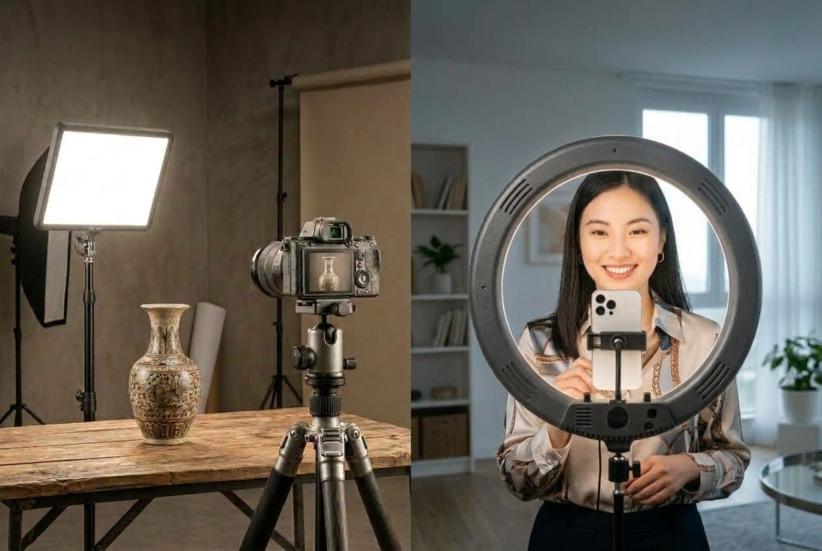 LED Panel Light vs Ring Light: Which One Is Better for You?