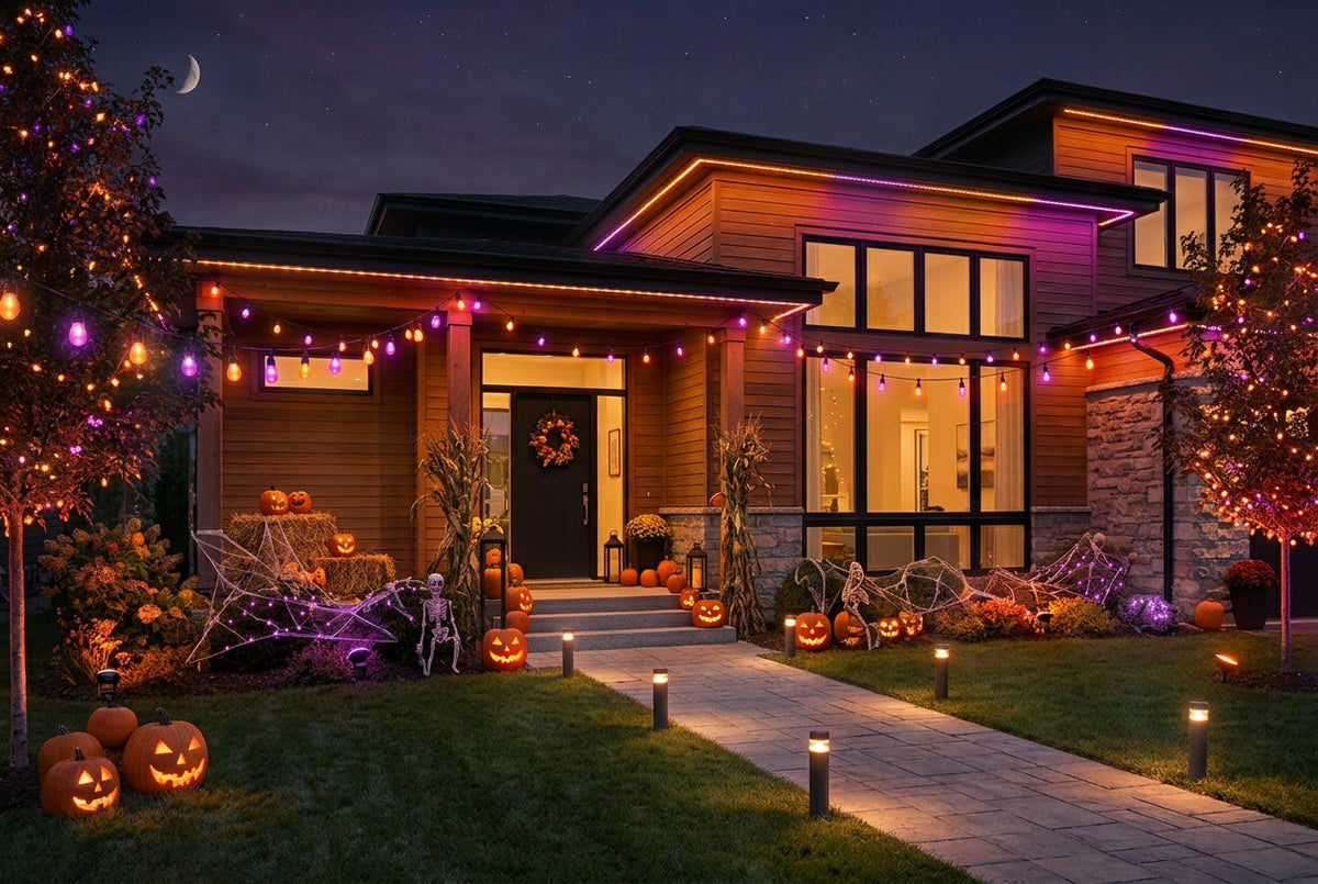 Outdoor Halloween Lights: Ideas for a Spooky Yard