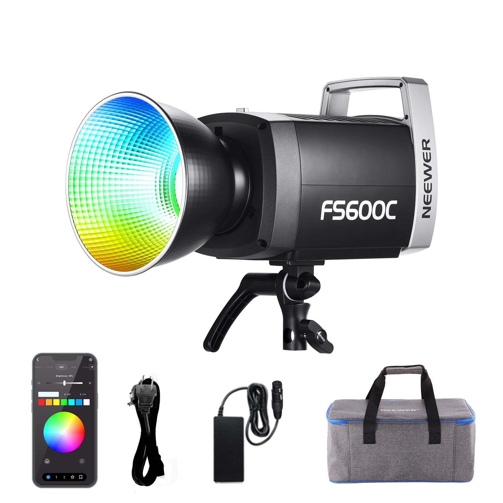 NEEWER FS600C RGB LED Video Light 600W COB Light