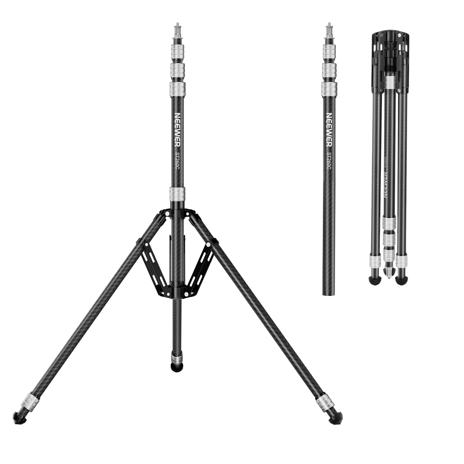 NEEWER ST260C Impact Resistant Carbon Fiber Light Stand