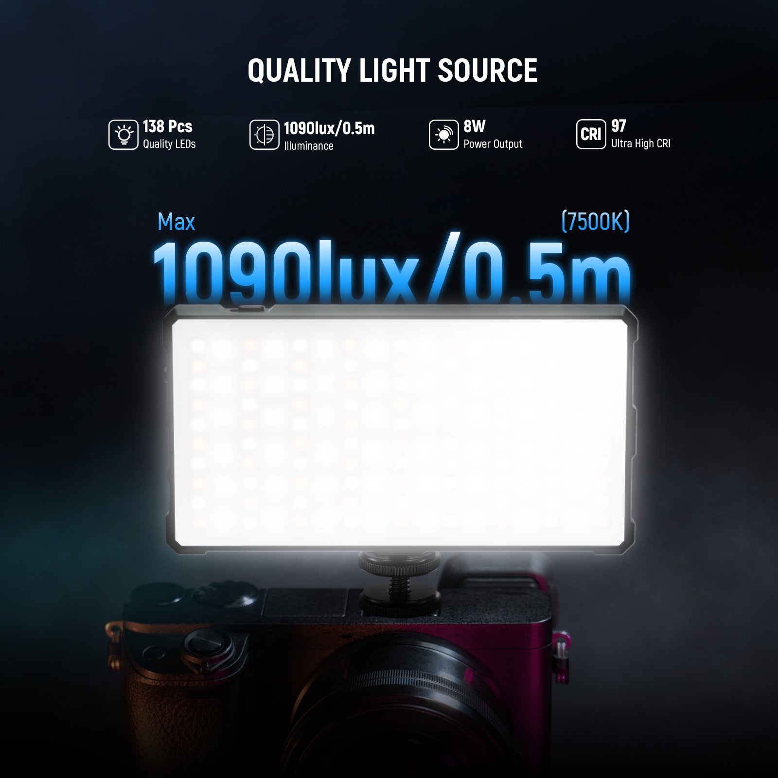 NEEWER SL90C Portable RGB Video Light | LED Camera Light