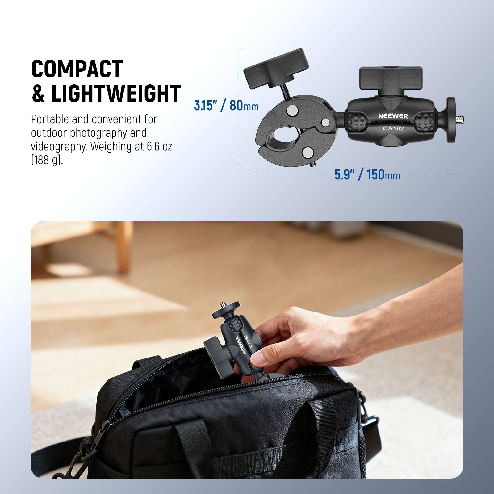 Neewer CA162 Super Clamp Camera Mount - Thumbnail 3