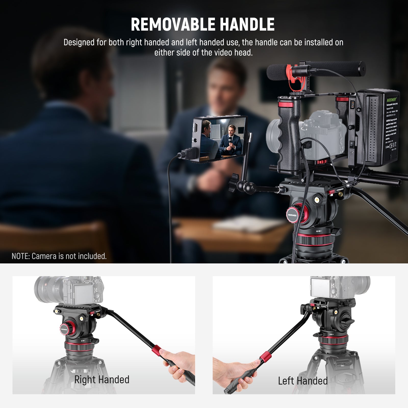 Neewer LL37 Video Tripod - Thumbnail 3