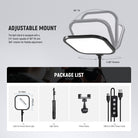 Package Contents of the NEEWER L220 Full Screen LED Video Panel Light Kit