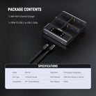 Package Contents of the NEEWER NW-F4R 4 Channel Charger