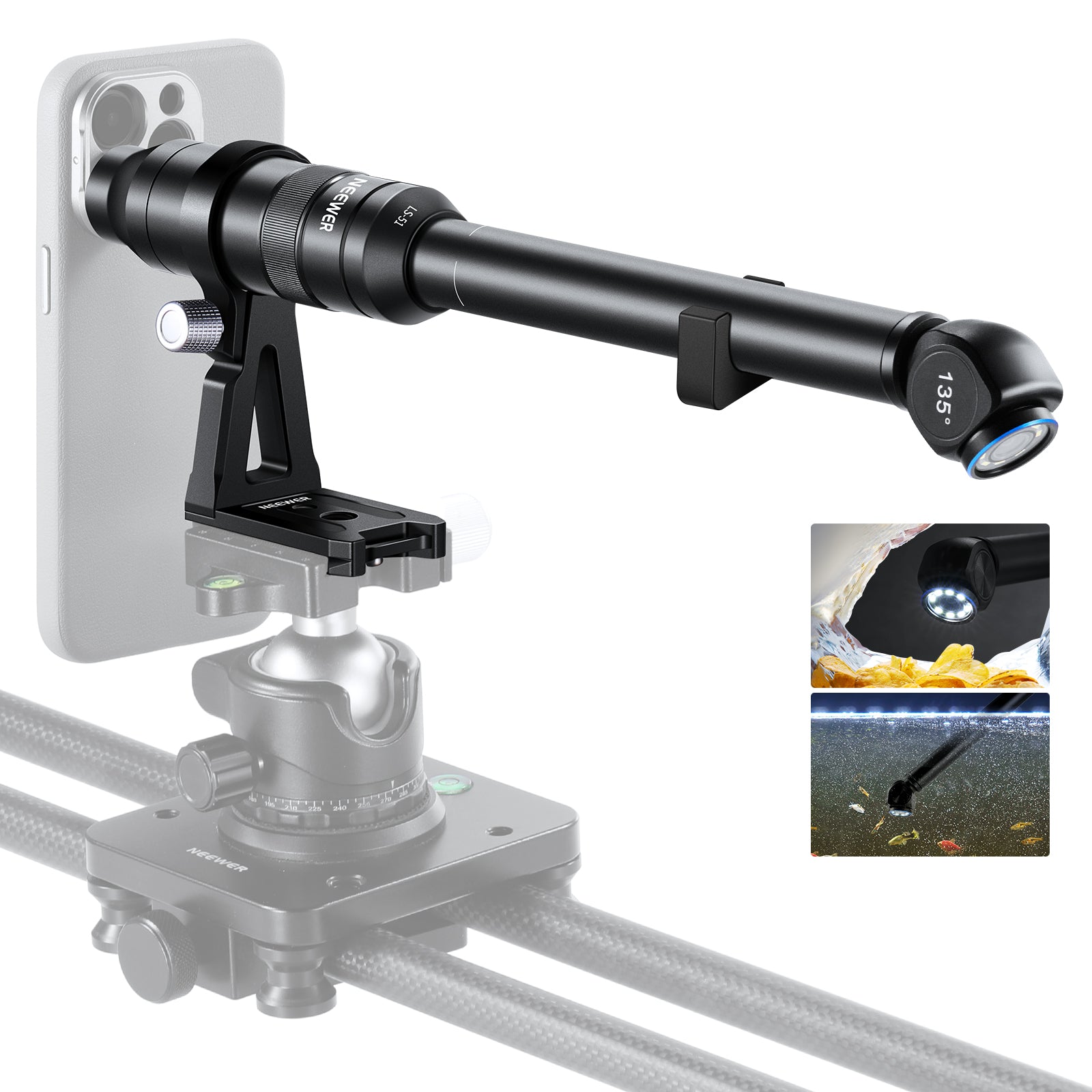 NEEWER LS-51 18mm 2x Macro Phone Lens | Phone Photo Lens