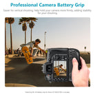 NEEWER Replacement Battery Grip adds stability for your shooting.