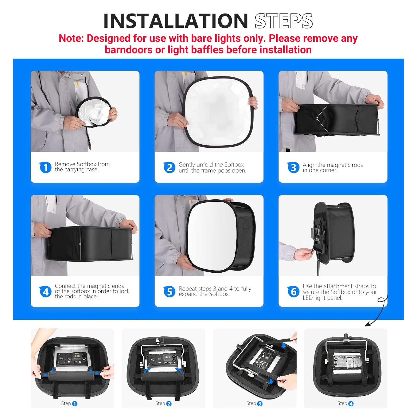 NEEWER LED Softbox | Softbox for 660 LED Panel Light