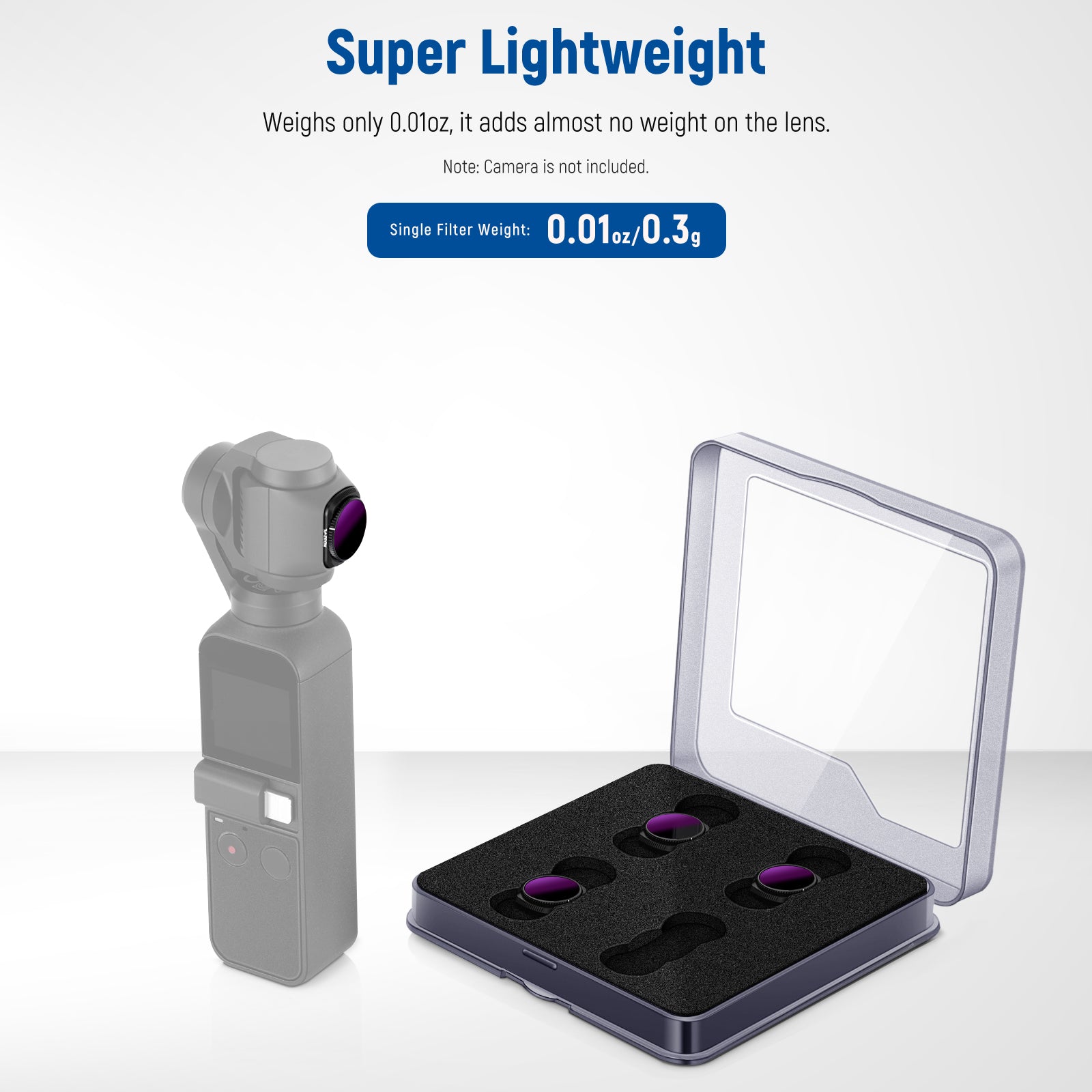 NEEWER RFL-4NL Magnetic ND/PL Filter Kit for DJI Osmo Pocket 2/1