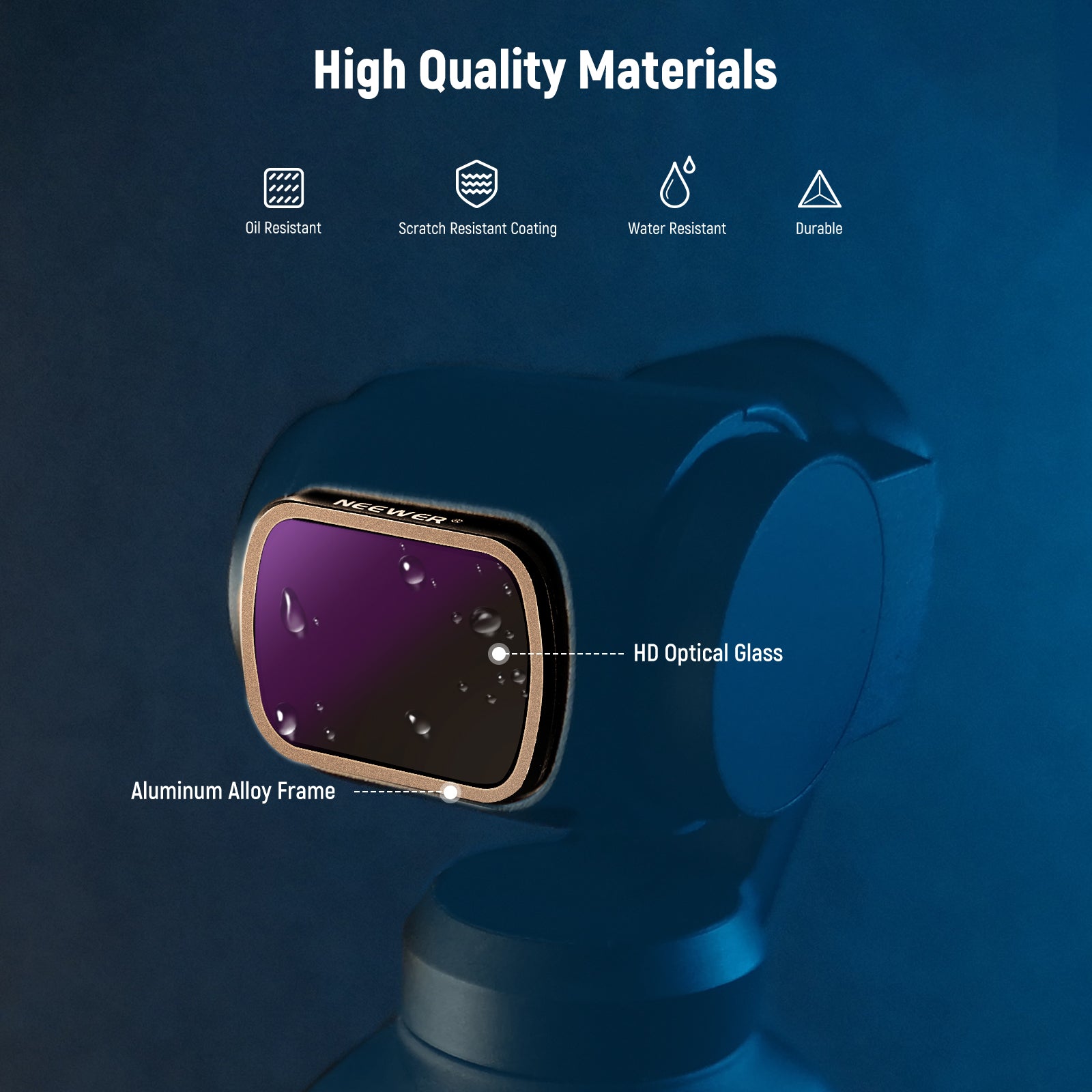 Neewer FL-A11 Magnetic Lens Filter Kit for DJI Osmo Pocket - Thumbnail 3