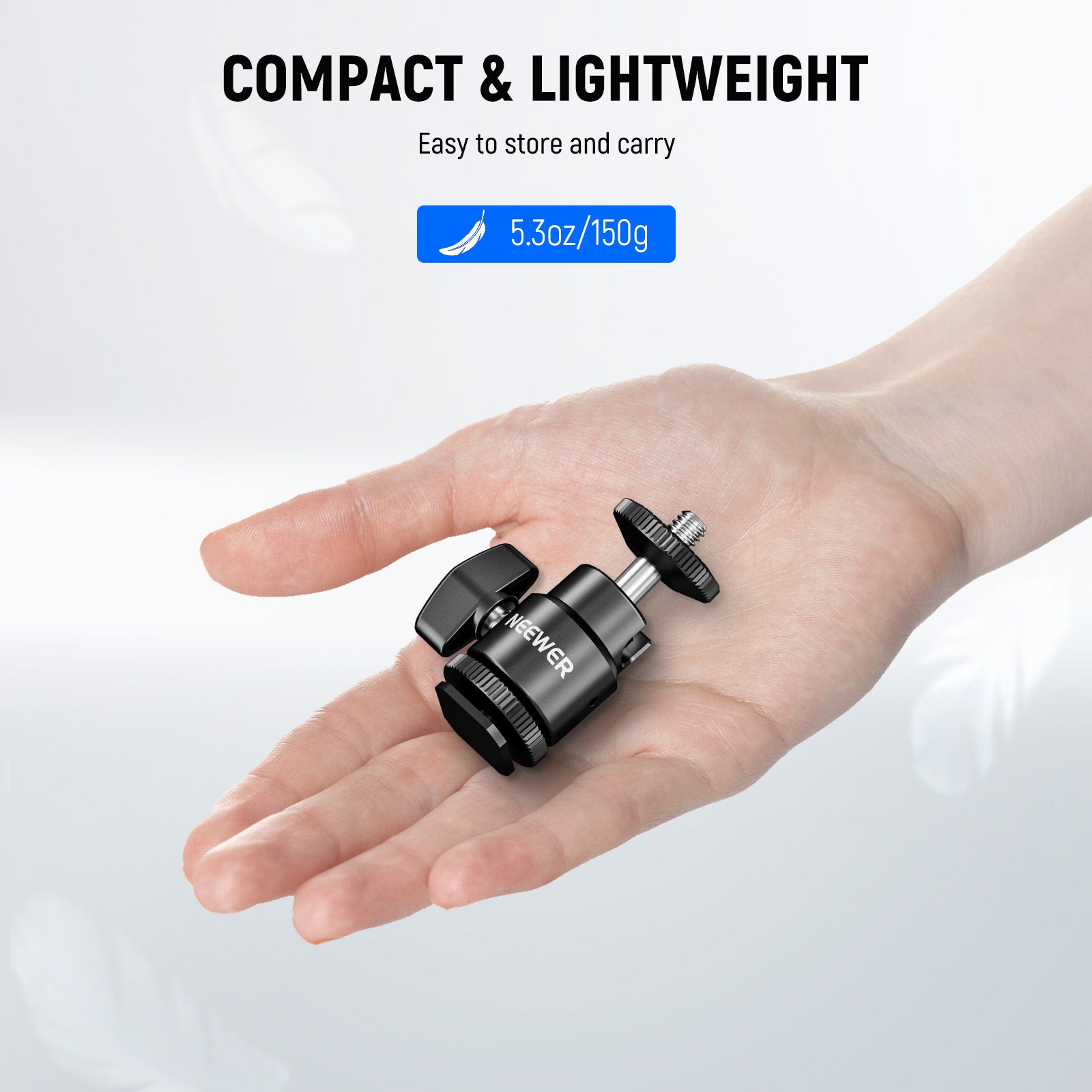 NEEWER 2 Pack 1/4” Camera Hot Shoe Mount