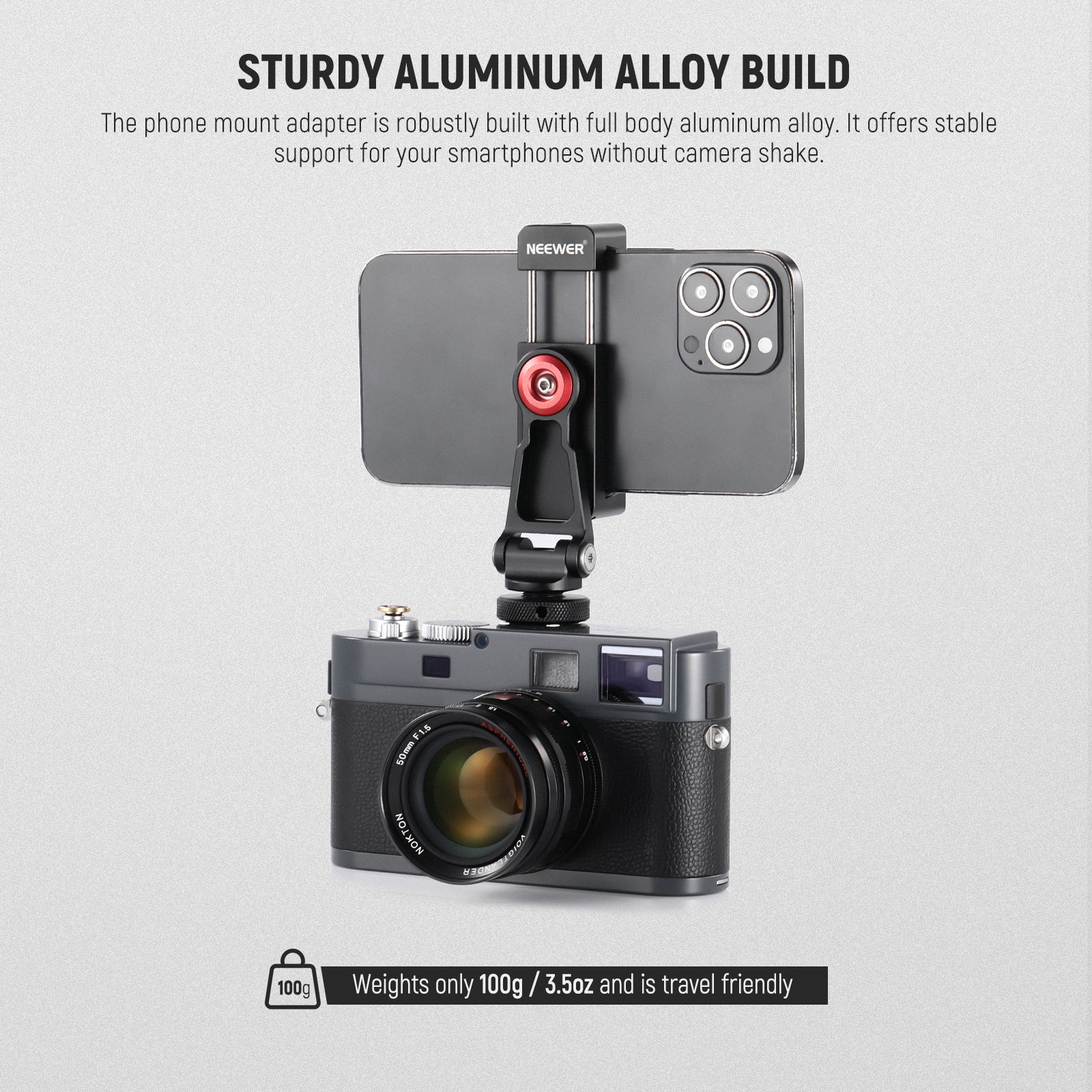Neewer Phone Tripod Mount Adapter - Thumbnail 4