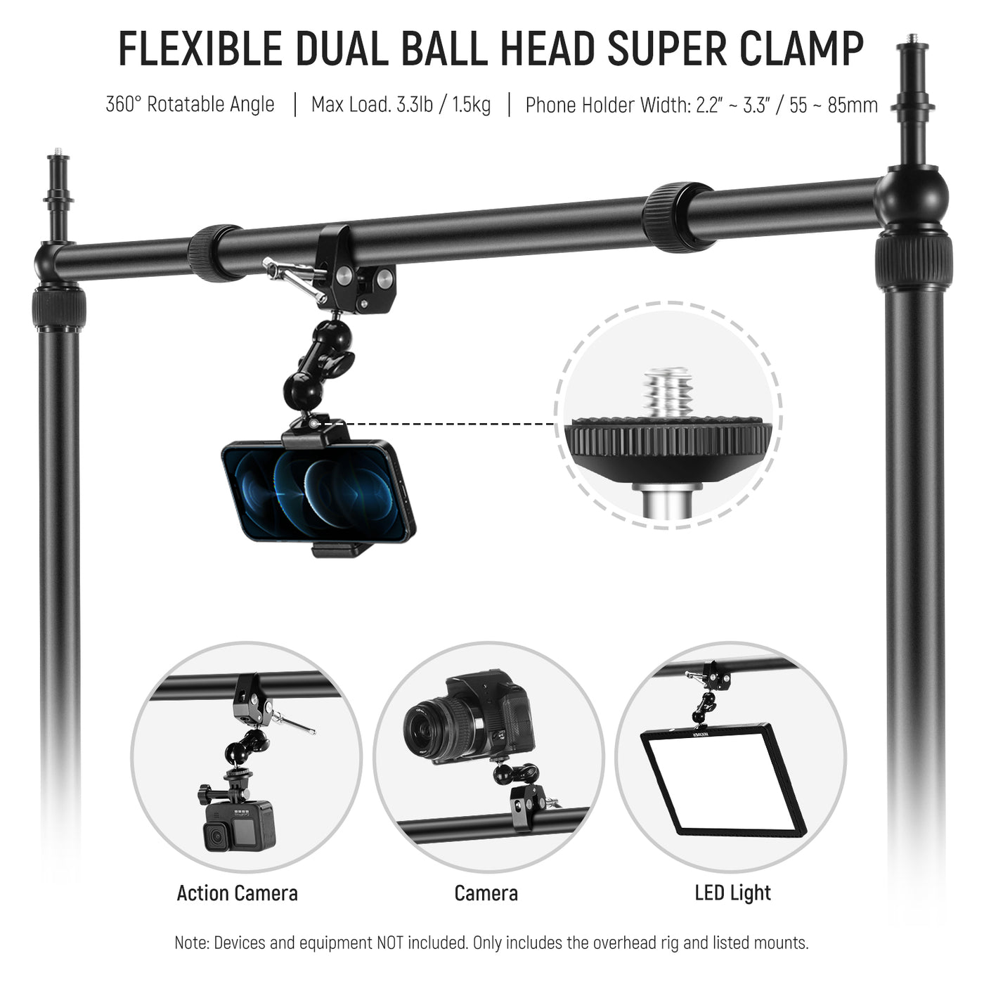 NEEWER NK002 Overhead Camera Mount Rig NEEWER