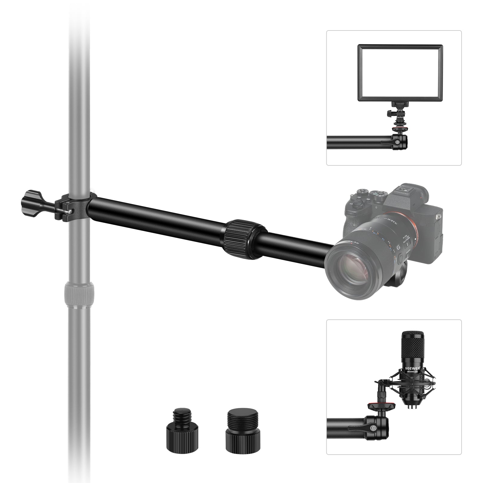 NEEWER DS001 Tabletop Overhead Camera Mount Arm - NEEWER