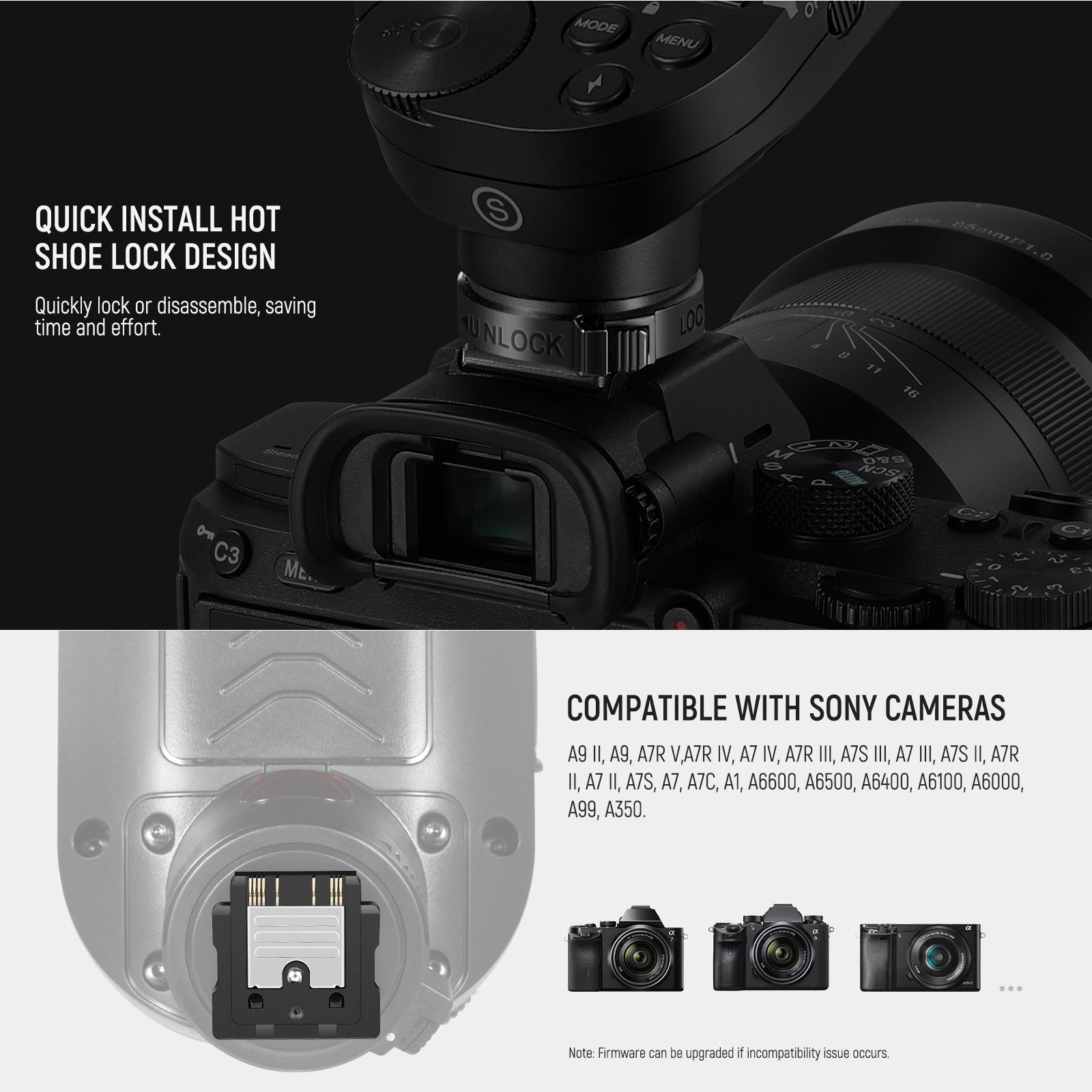 NEEWER QPRO-S TTL Wireless Flash Trigger Compatible with 