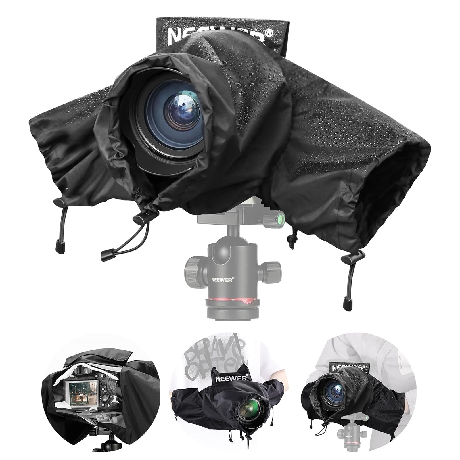 camera rain bag NEEWER Camera Rain Cover, S(PB003)