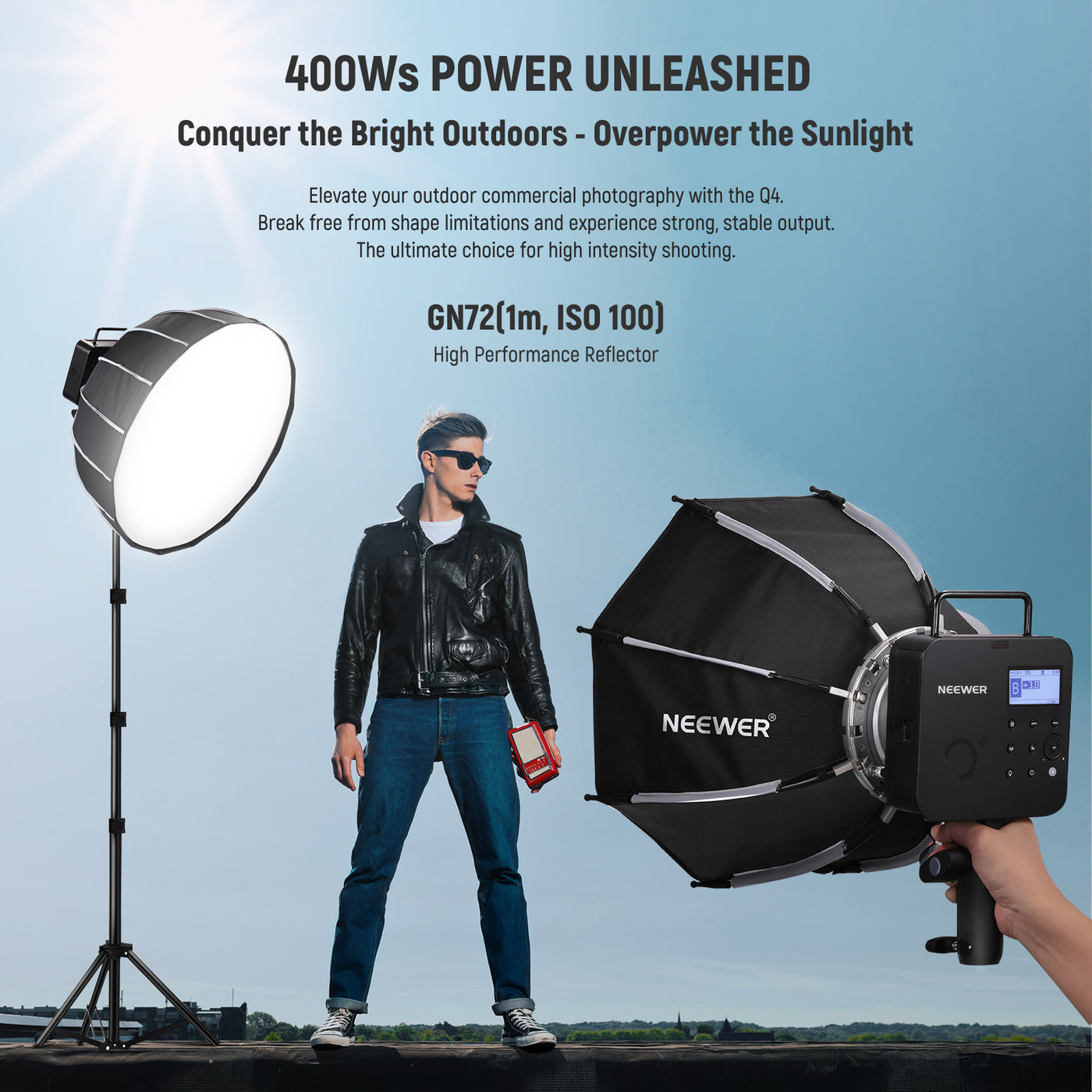 Test du Neewer Q4, le flash sur batterie de 400W Test du Neewer Q4, le flash sur batterie de 400W