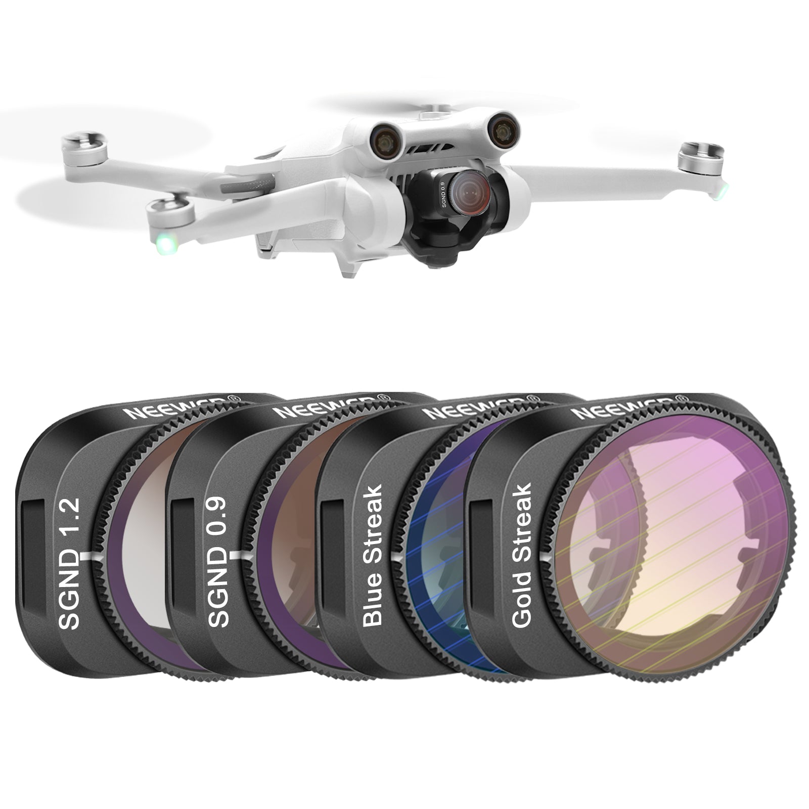 NEEWER 4 Pack ND & CPL Filter Set for DJI Air 3 - NEEWER