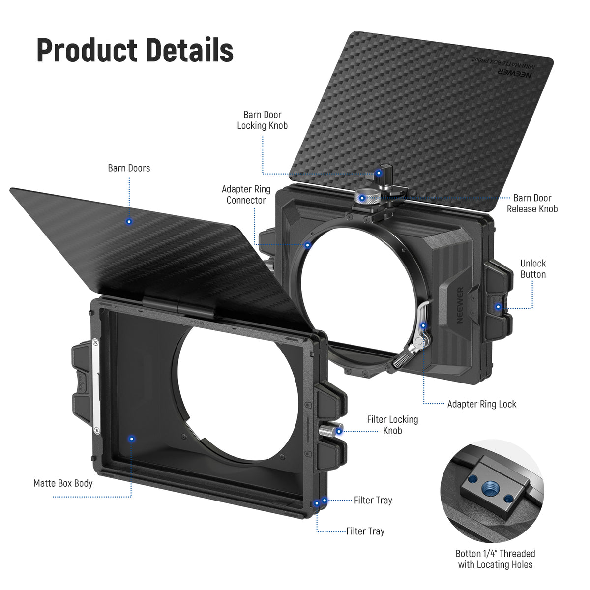 NEEWER PG002 Mini Matte Box NEEWER