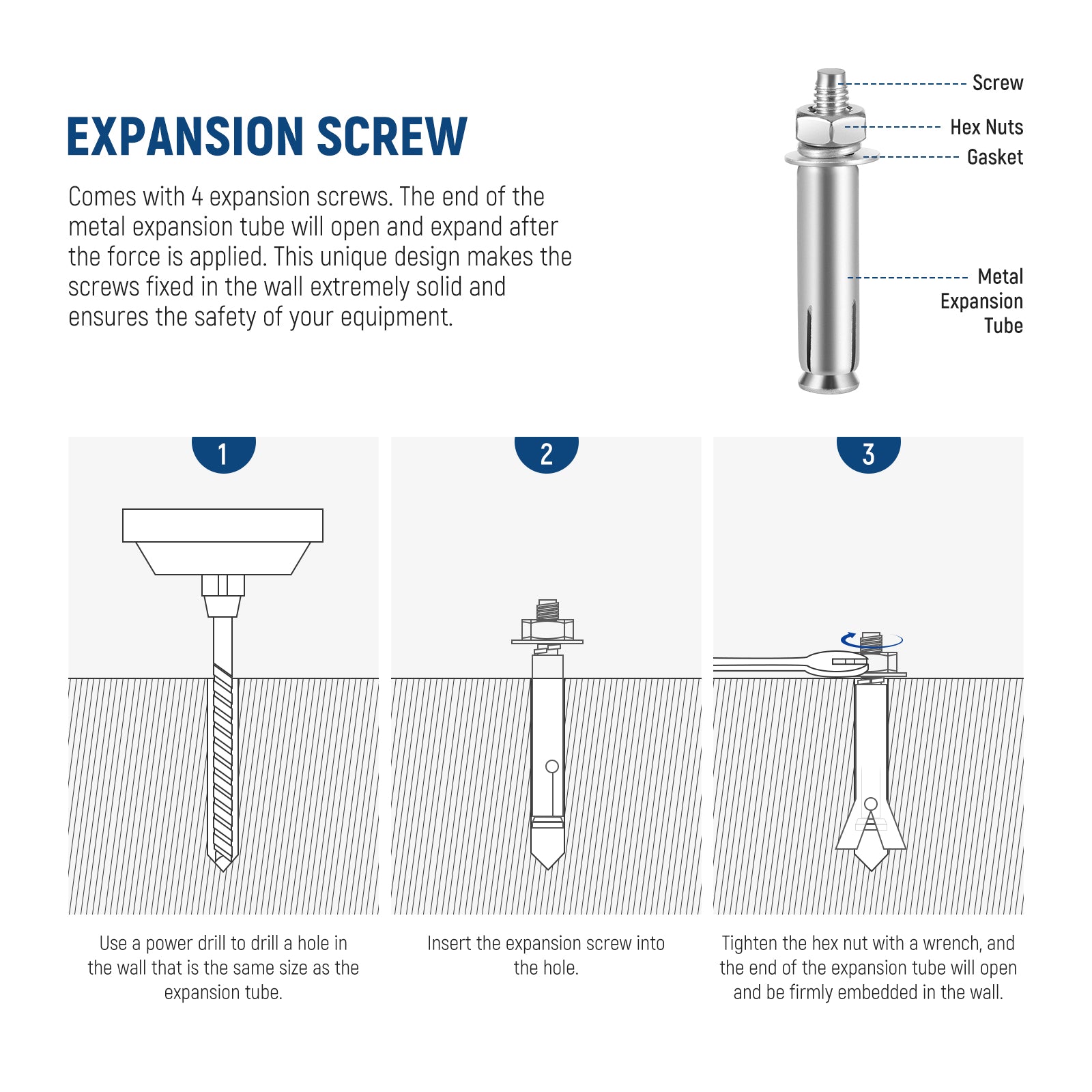 Neewer ST-WM1 Wall Ceiling Mount - Thumbnail 4