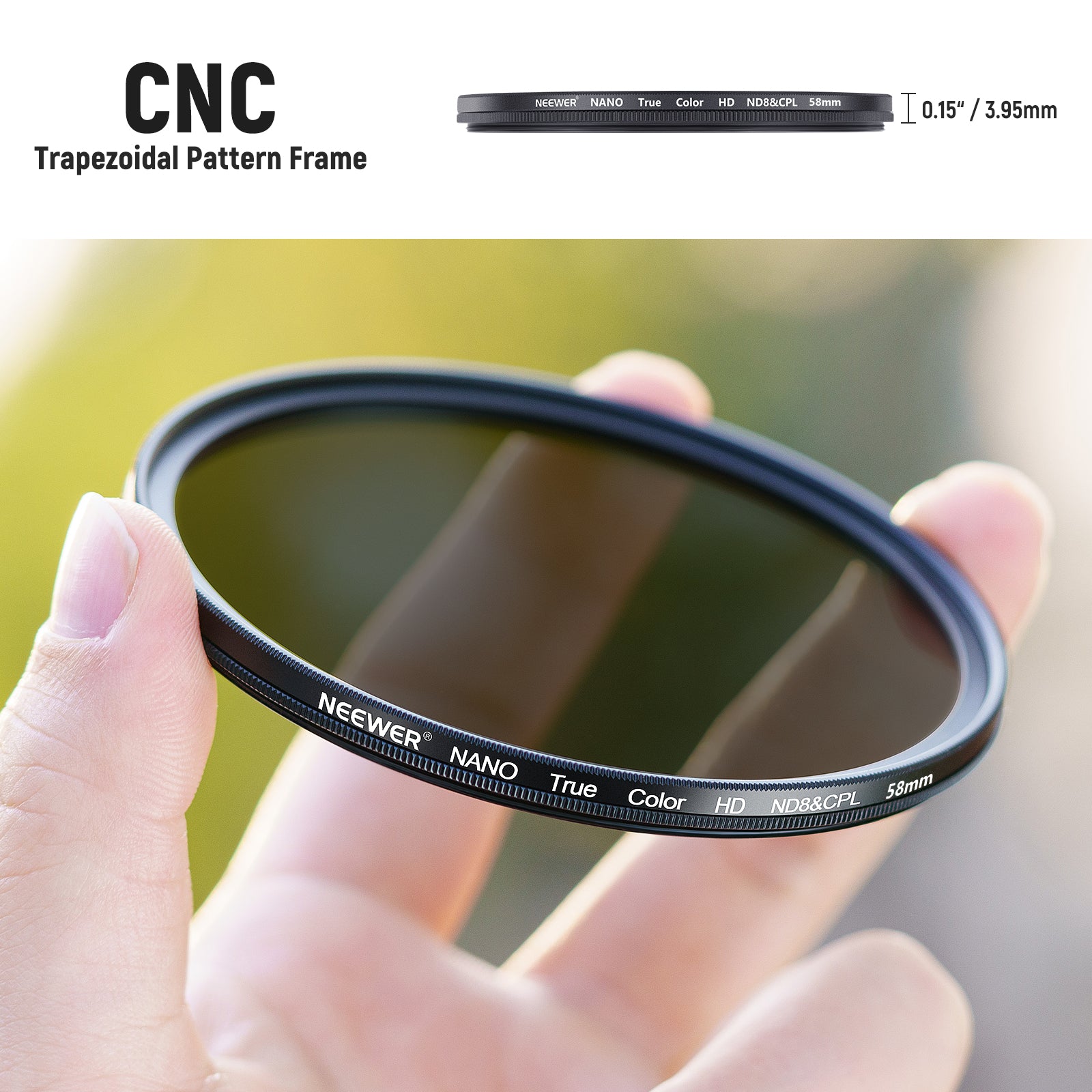 NEEWER True Color CPL with ND8 Filter 2 in 1 - NEEWER