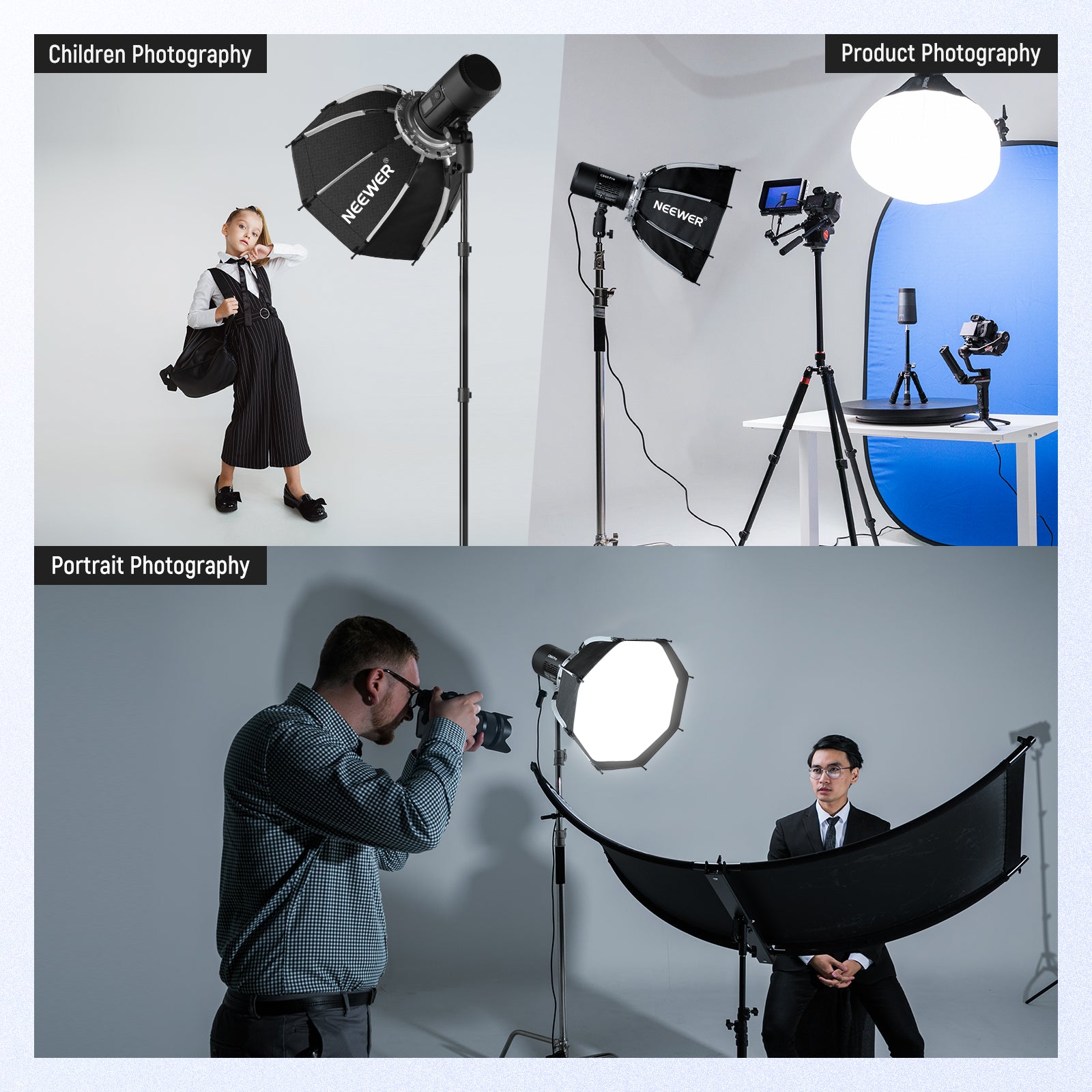 NEEWER NS1P 45cm Octagonal Softbox | Foldable Softbox