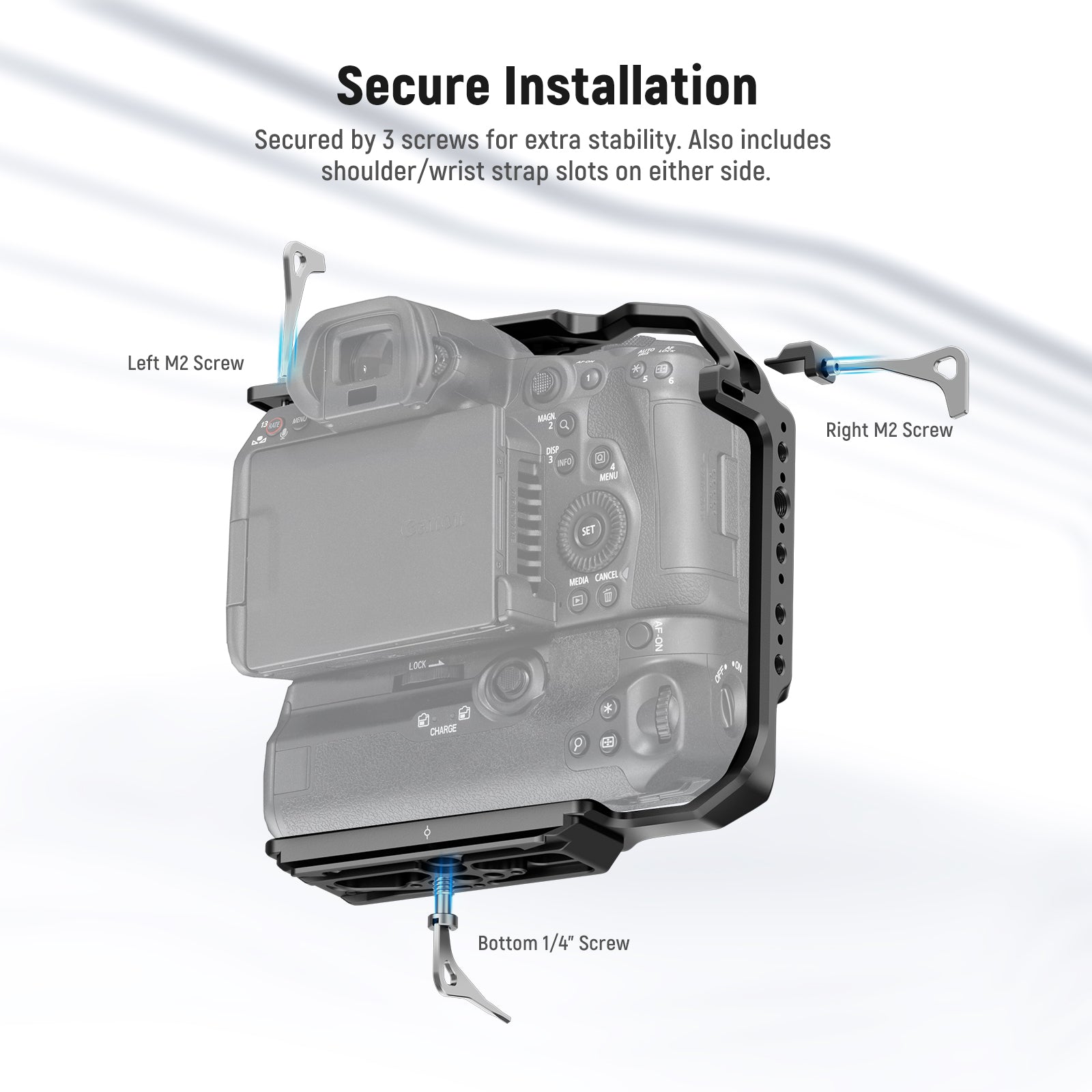 NEEWER CA033 Camera Video Cage for Canon R5/R5 C/R6/R6 II