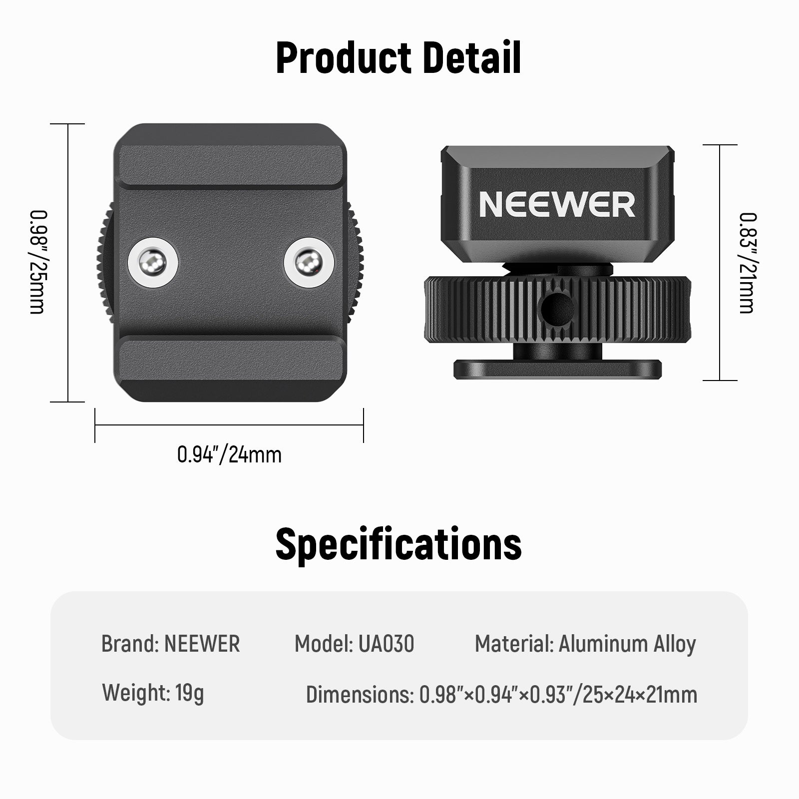 NEEWER Telescoping Interview Mic Handle - Extendable Microphone Holder For Wireless Lavalier Mics
