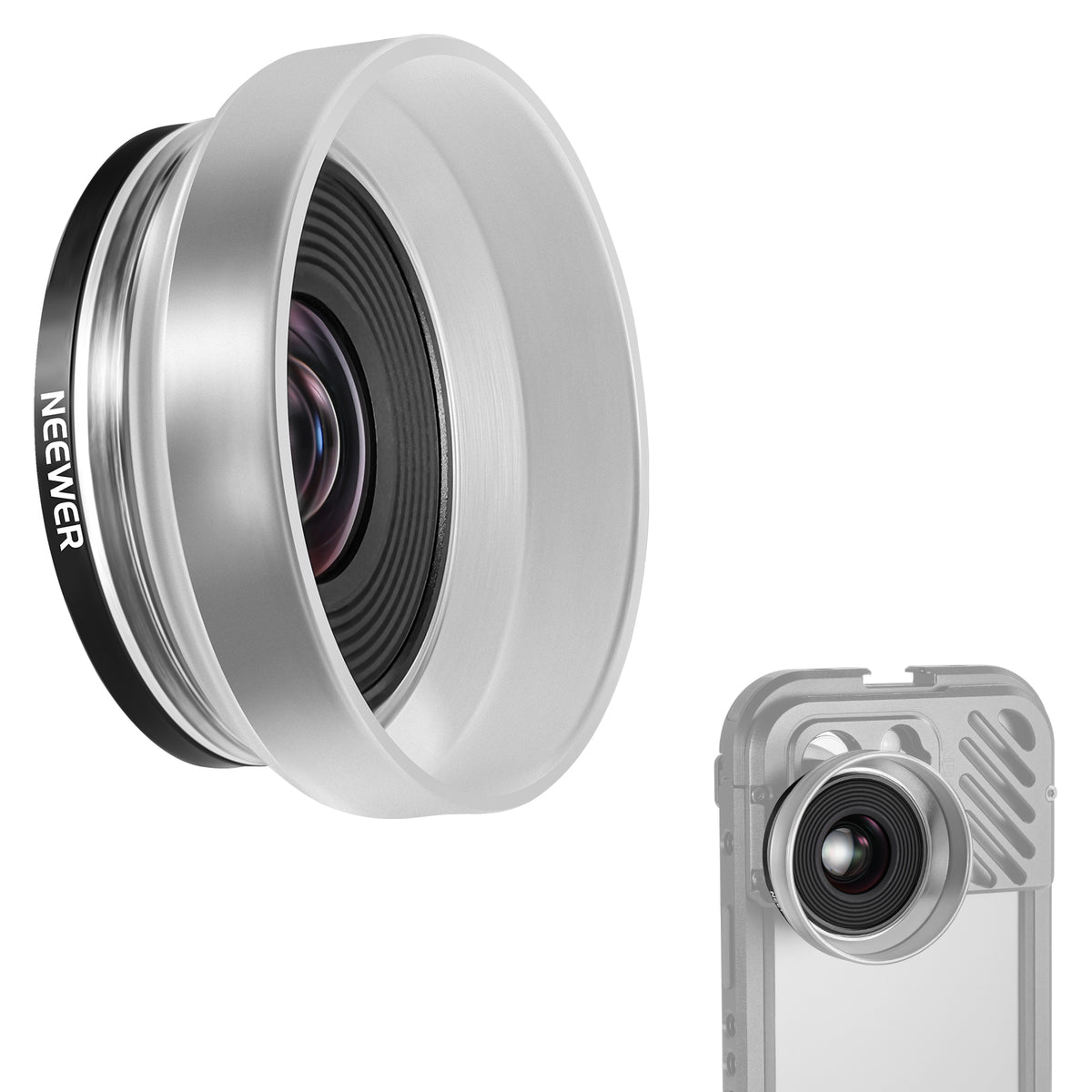 NEEWER LS28 10X HD Macro Lens For iPhone Samsung Phone Cage NEEWER