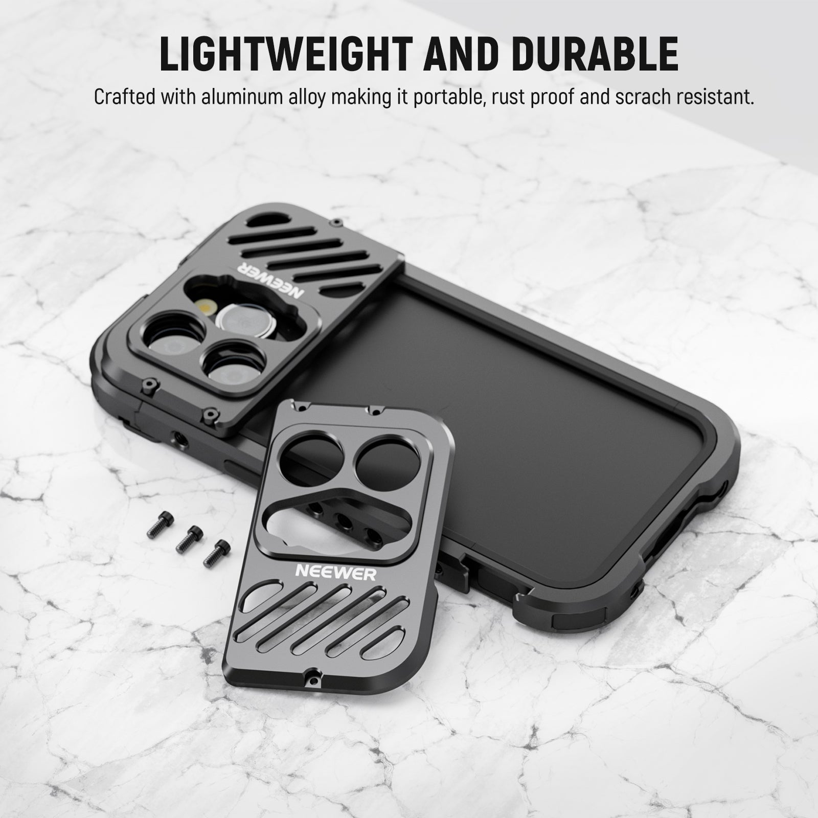 NEEWER Aluminum Alloy Phone Cage for iPhone 14 Pro - NEEWER – NEEWER.de
