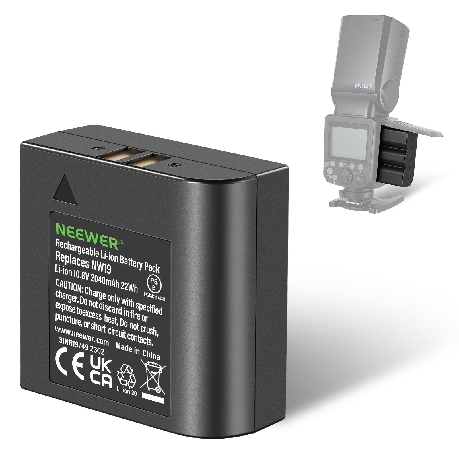 Neewer NW19 NW665 Battery Pack