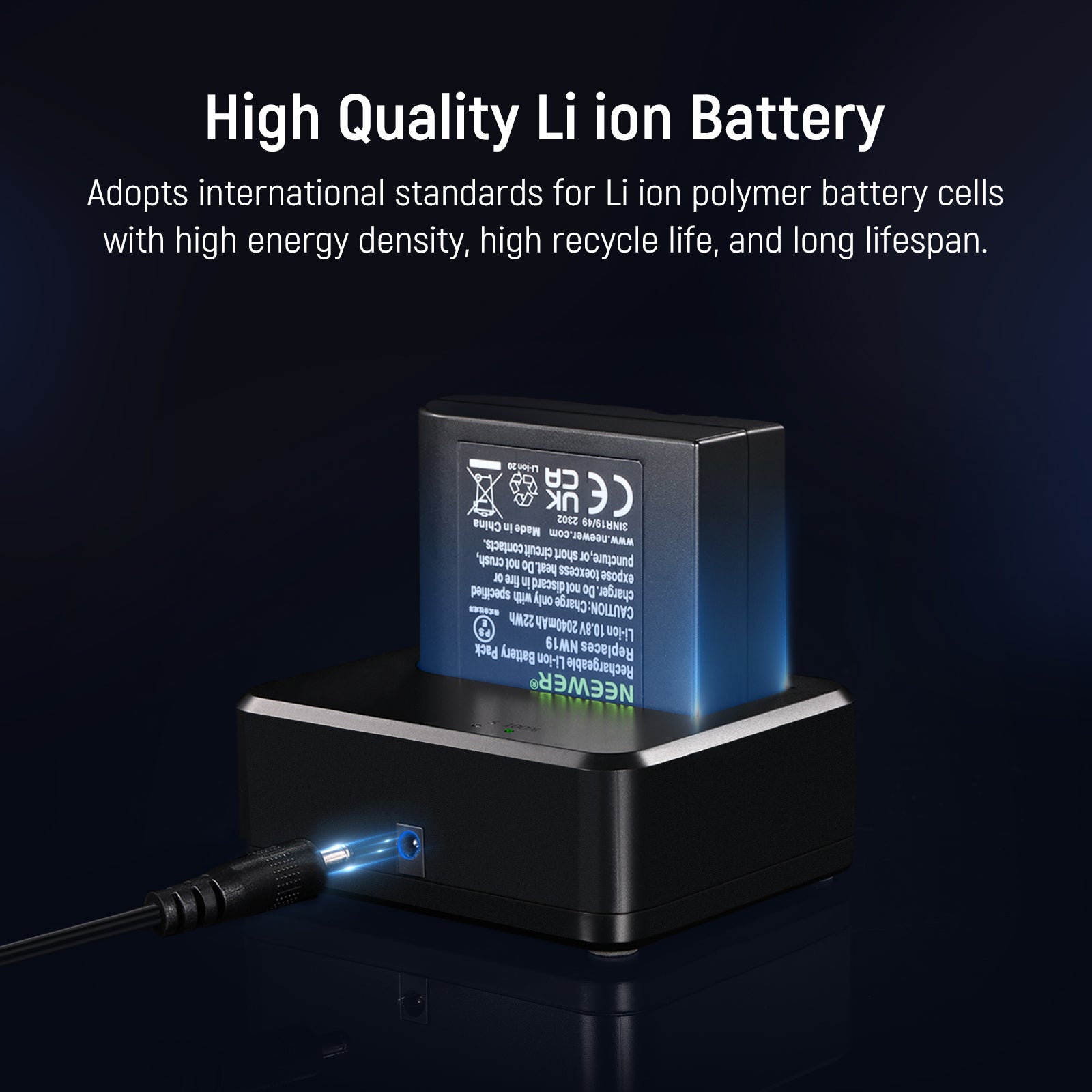 Neewer NW19 NW665 Battery Pack - Thumbnail 5