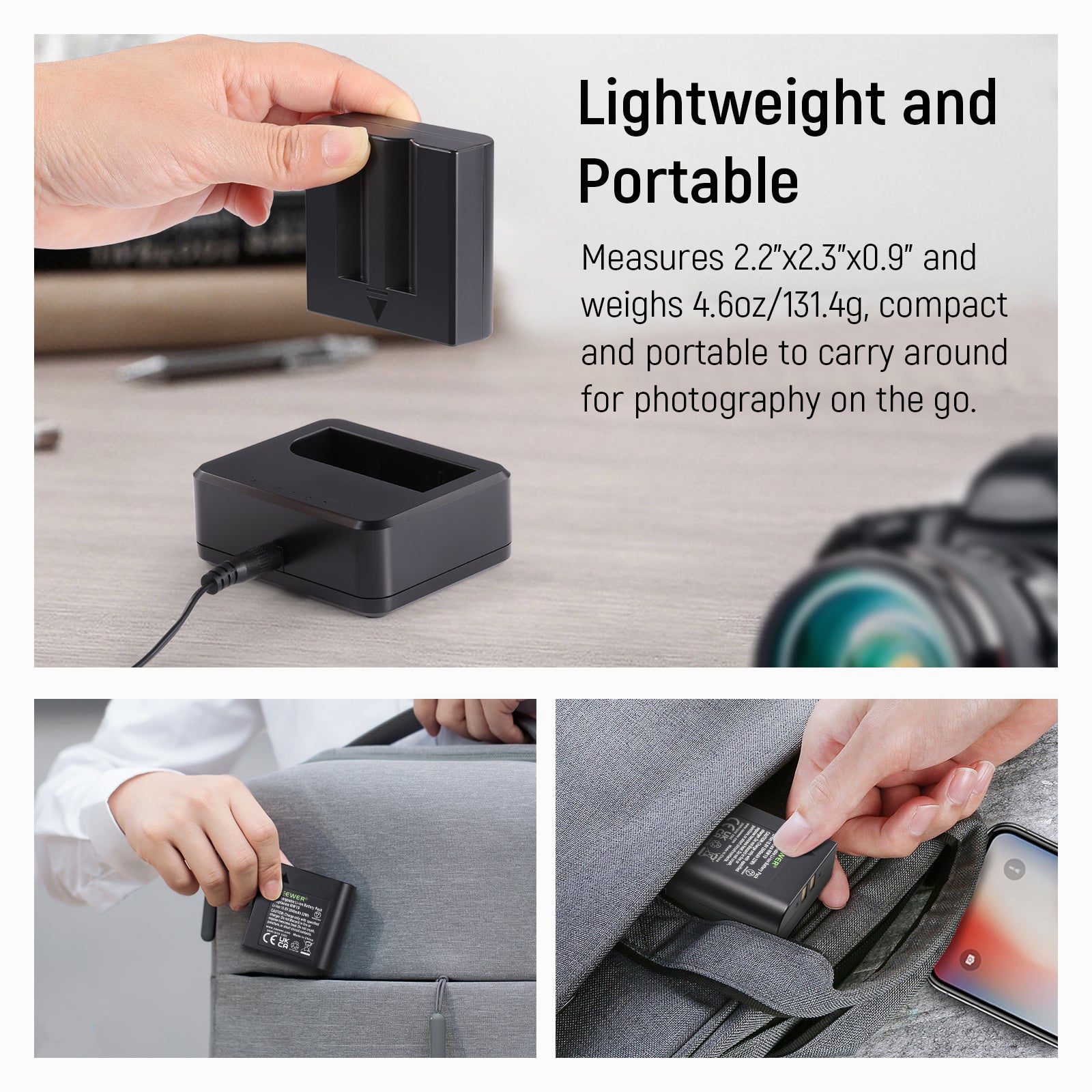 Neewer NW19 NW665 Battery Pack - Thumbnail 3
