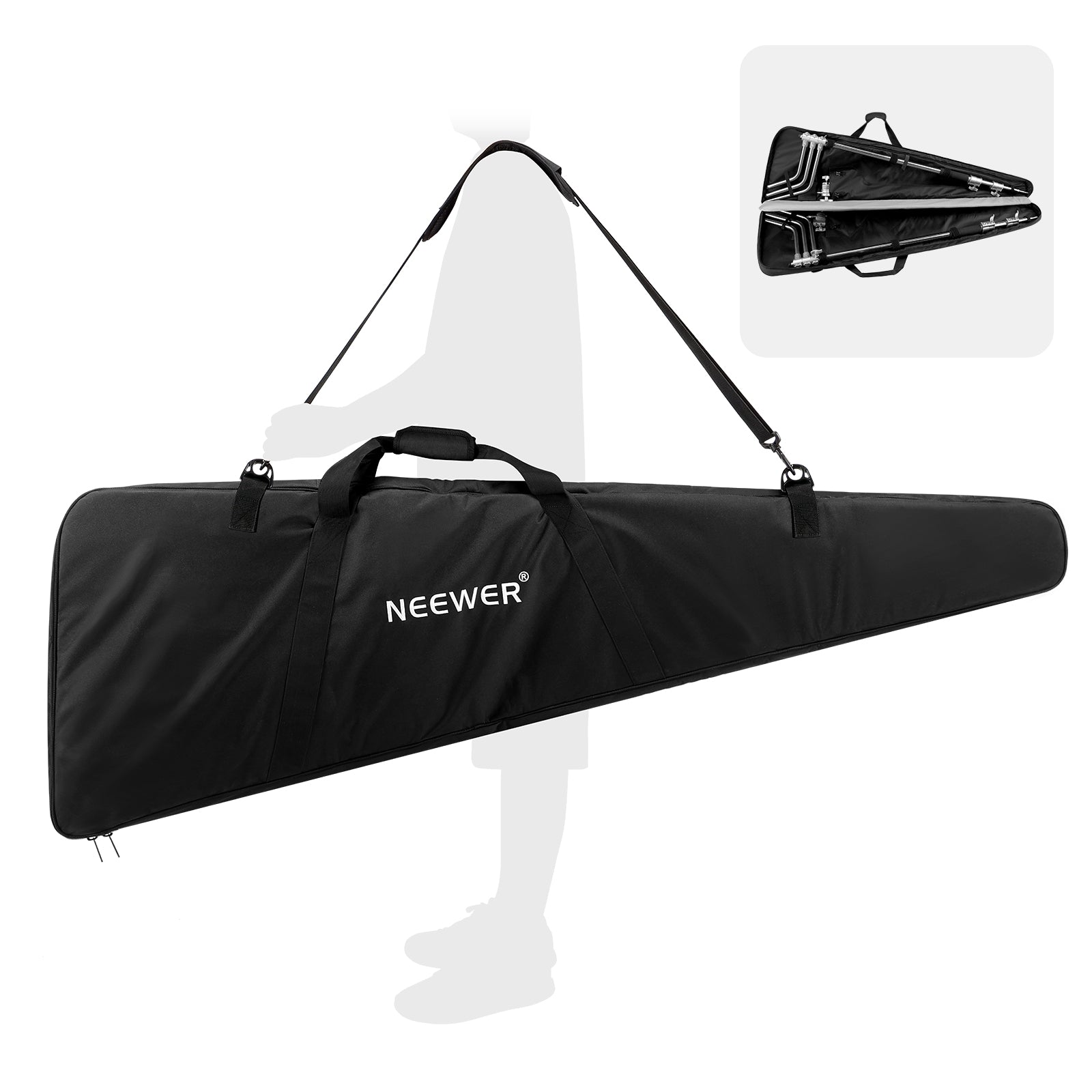 NEEWER NB-05 Upgraded Carrying Bag for Two C Stands - NEEWER